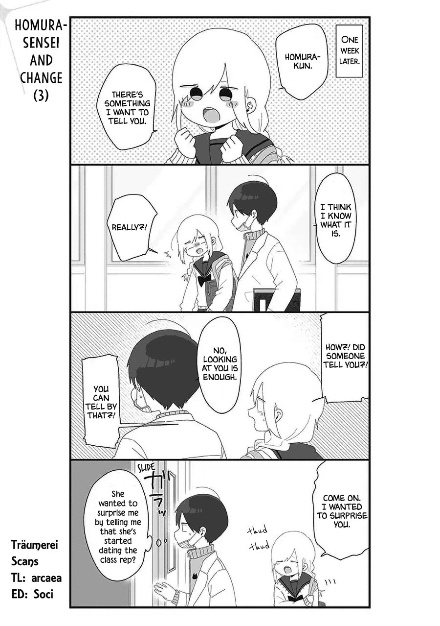Homura-sensei wa Tabun Motenai Chapter 62 page 1 - 