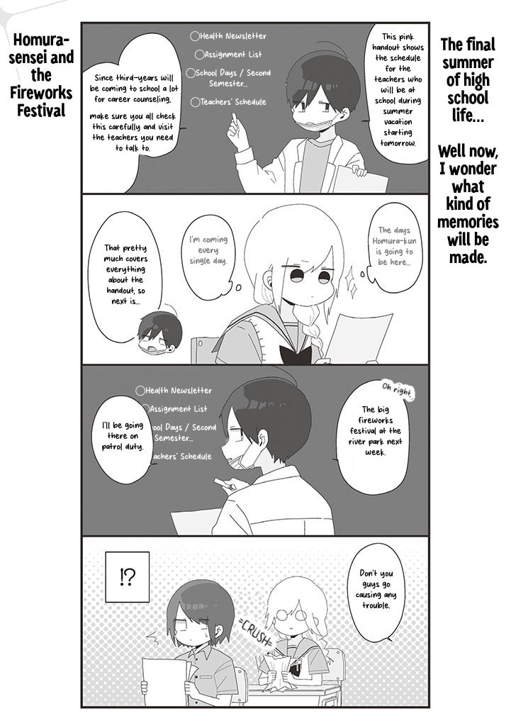 Homura-sensei wa Tabun Motenai Chapter 63 page 1 - 