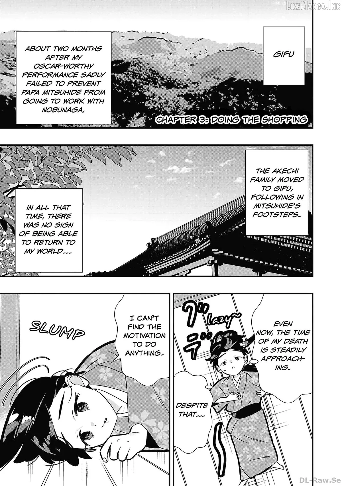 Honnouji no Musume - Sengoku Ichi Fukou na Hime ni Tensei shimashita Chapter 3 page 1 - 