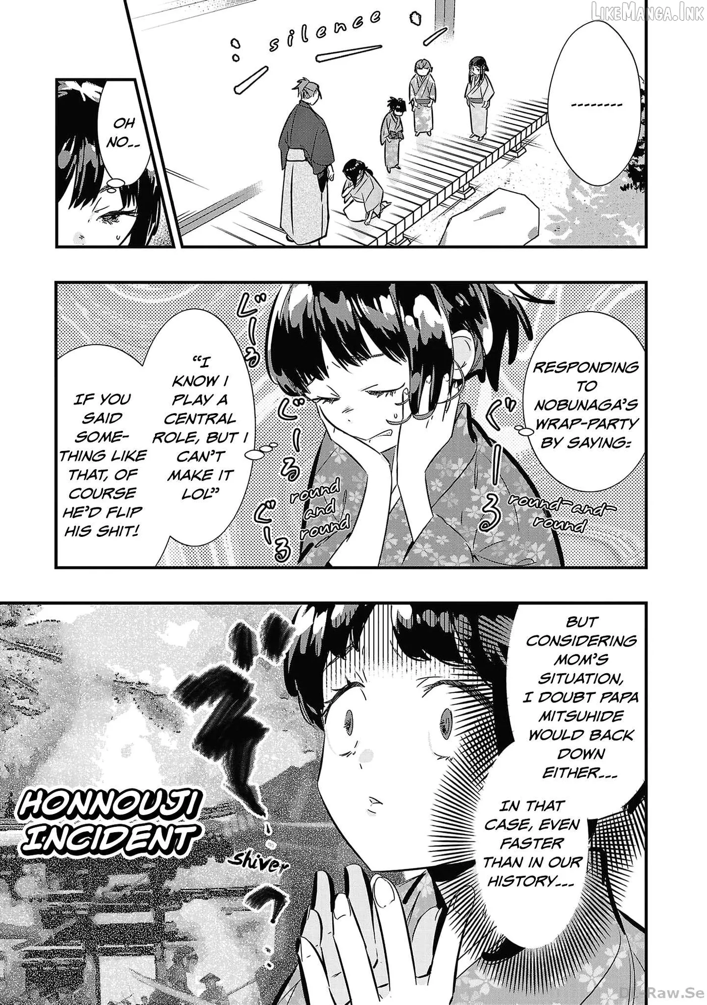 Honnouji no Musume - Sengoku Ichi Fukou na Hime ni Tensei shimashita Chapter 4 page 9 - 