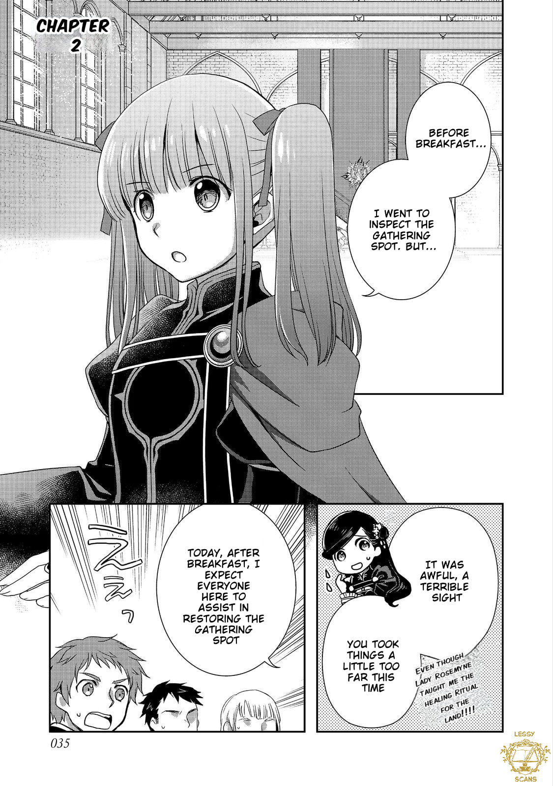 Honzuki no Gekokujou: Hannelore no Kizokuin Go-nensei (Novel) Chapter 2 page 1 - 