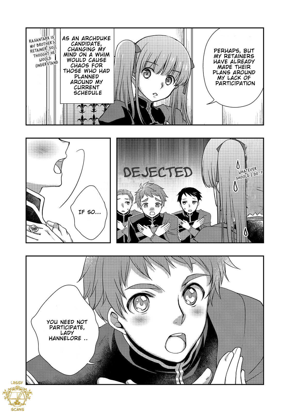 Honzuki no Gekokujou: Hannelore no Kizokuin Go-nensei (Novel) Chapter 2 page 14 - 