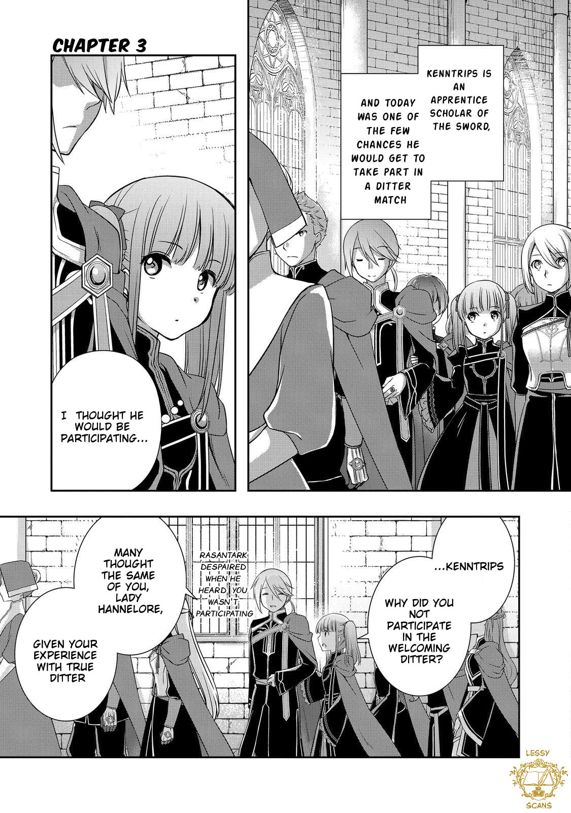 Honzuki no Gekokujou: Hannelore no Kizokuin Go-nensei (Novel) Chapter 3 page 1 - 
