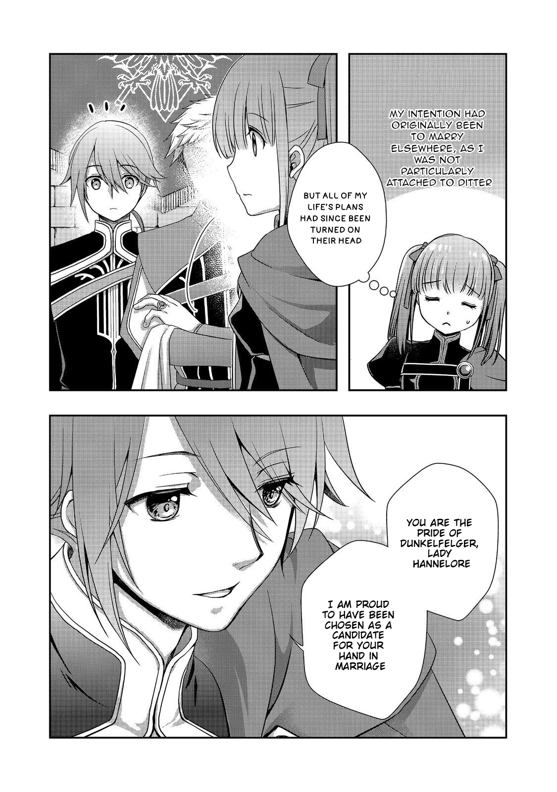 Honzuki no Gekokujou: Hannerōre no Kizoku-in Gonensei Ichi (Koishite Mitai O