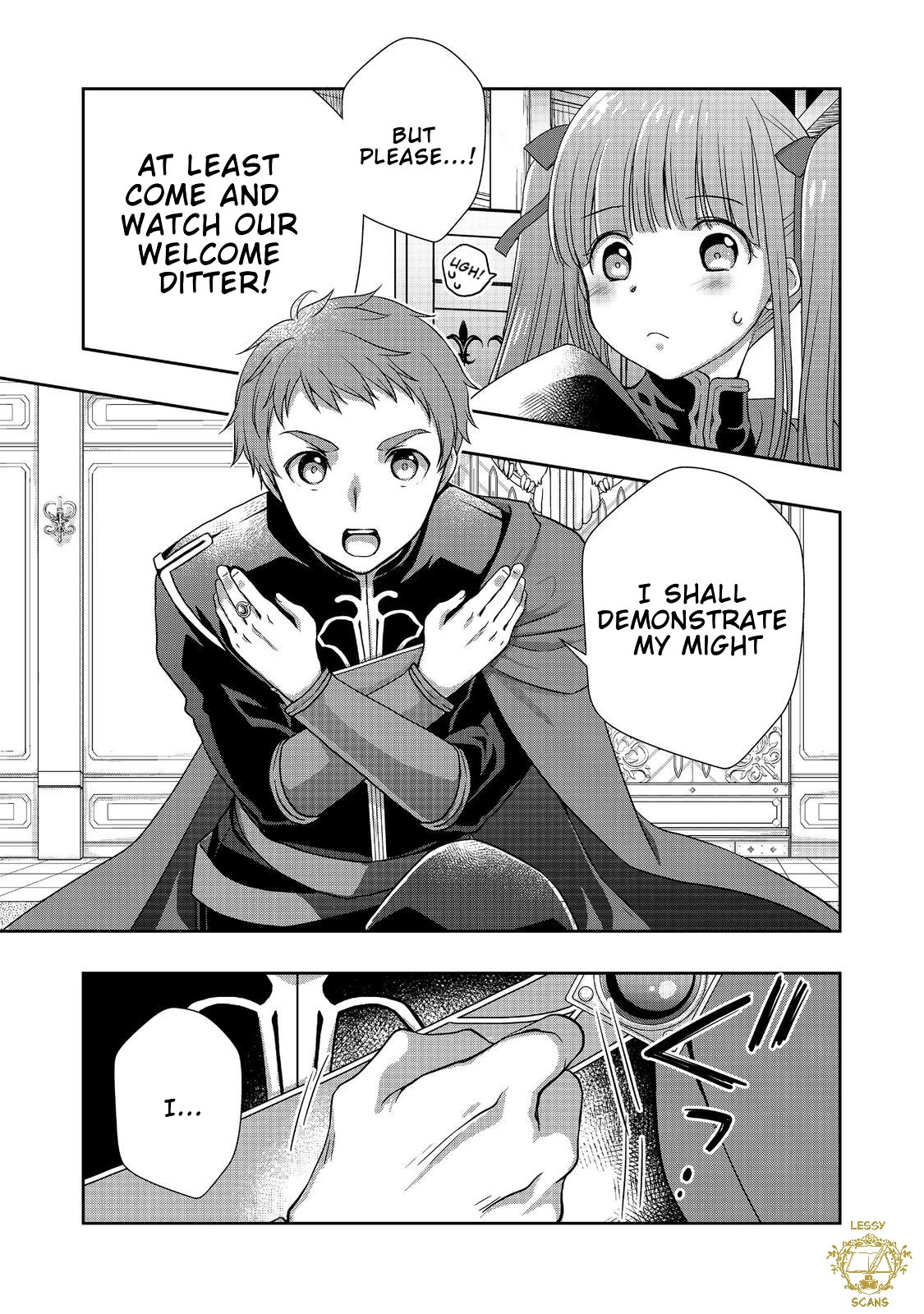 Honzuki no Gekokujou: Hannerōre no Kizoku-in Gonensei Ichi (Koishite Mitai O