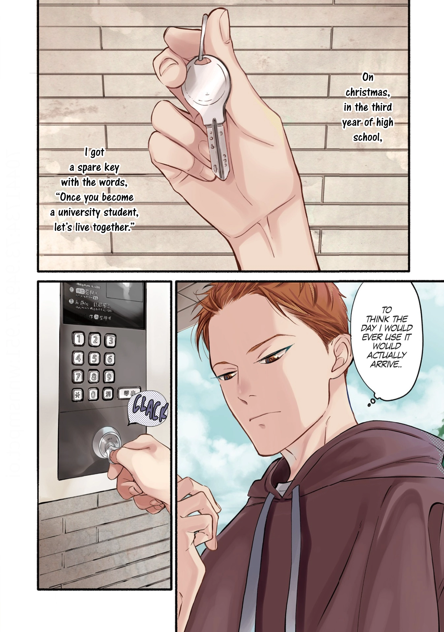 Hosaka-San to Miyoshi-Kun Chapter 1 page 12 - 