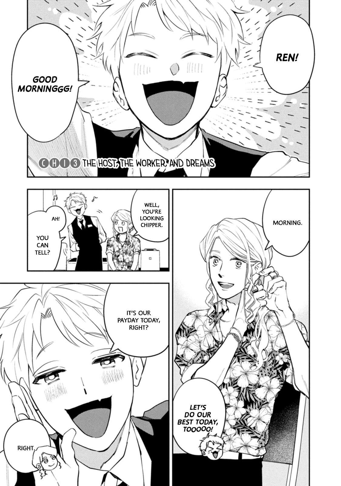 Host & Shachiku Chapter 13 page 1 - 