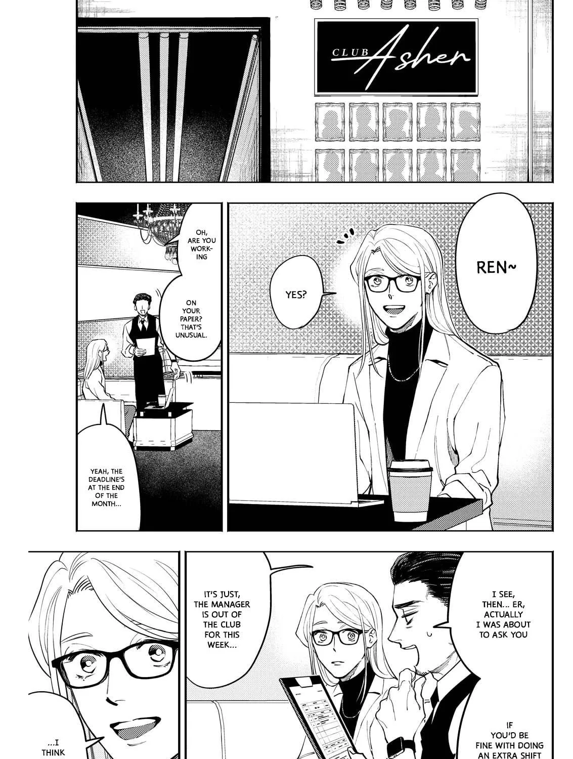 Host & Shachiku Chapter 3 page 5 - 