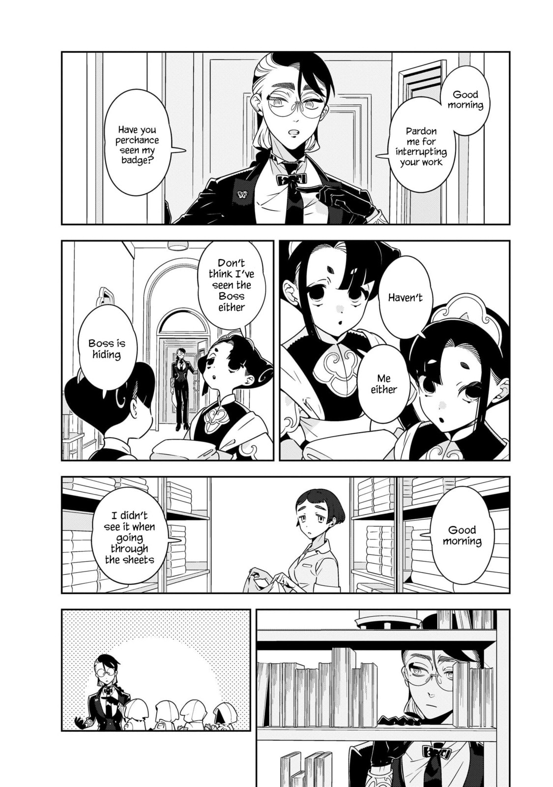 Hotel Laurel no Wataridoritachi Chapter 3 page 8 - 