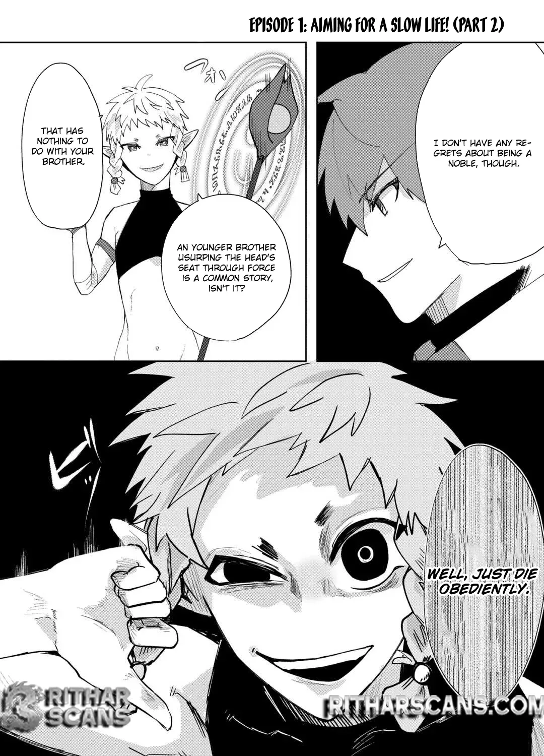 Houchiku Sareta Tensei Kizoku wa, Jiyuu ni Yarasete Moraimasu Chapter 1 page 55 - 