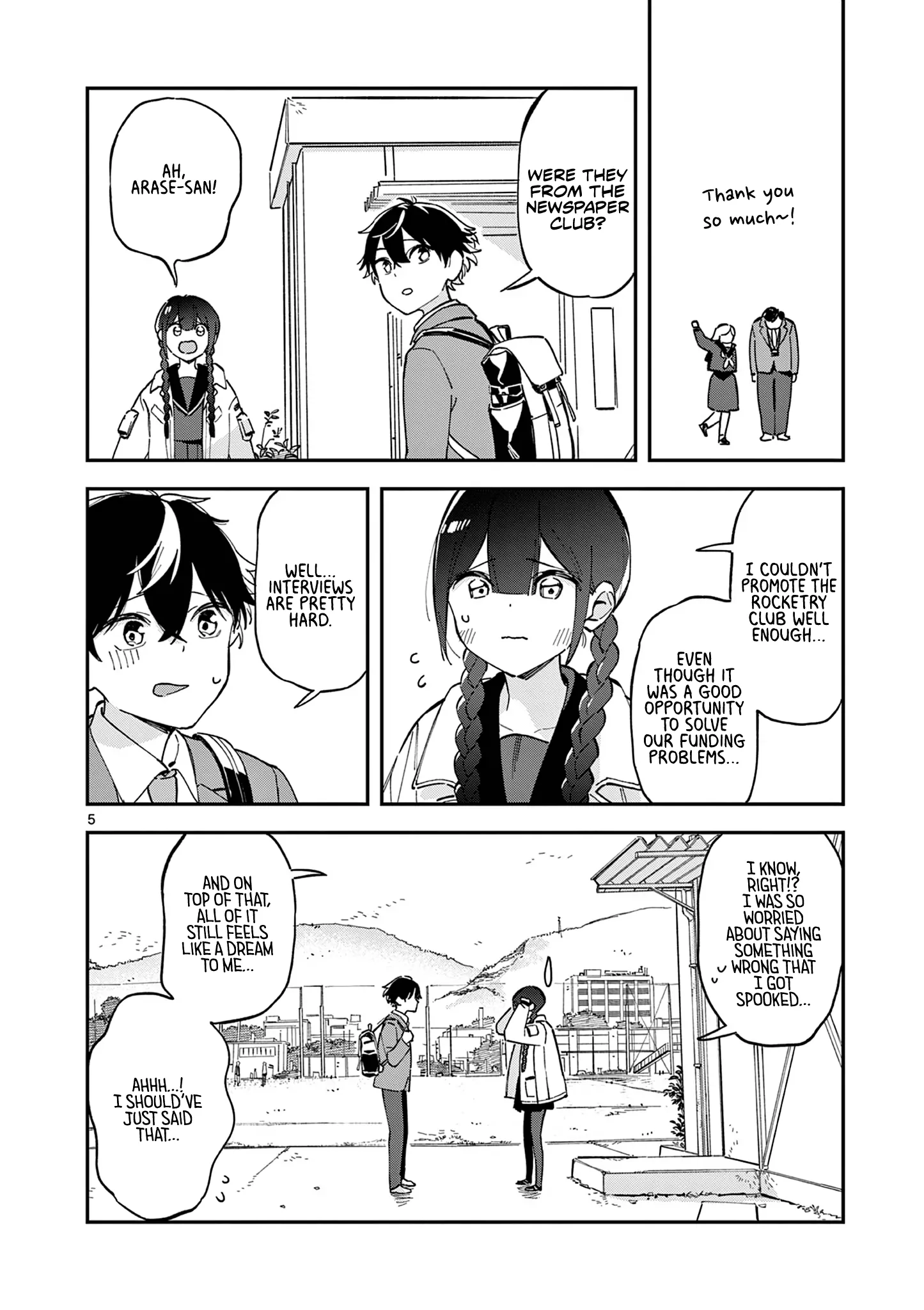 Houkago, Bokura wa Uchuu ni Madou Chapter 1 page 5 - 