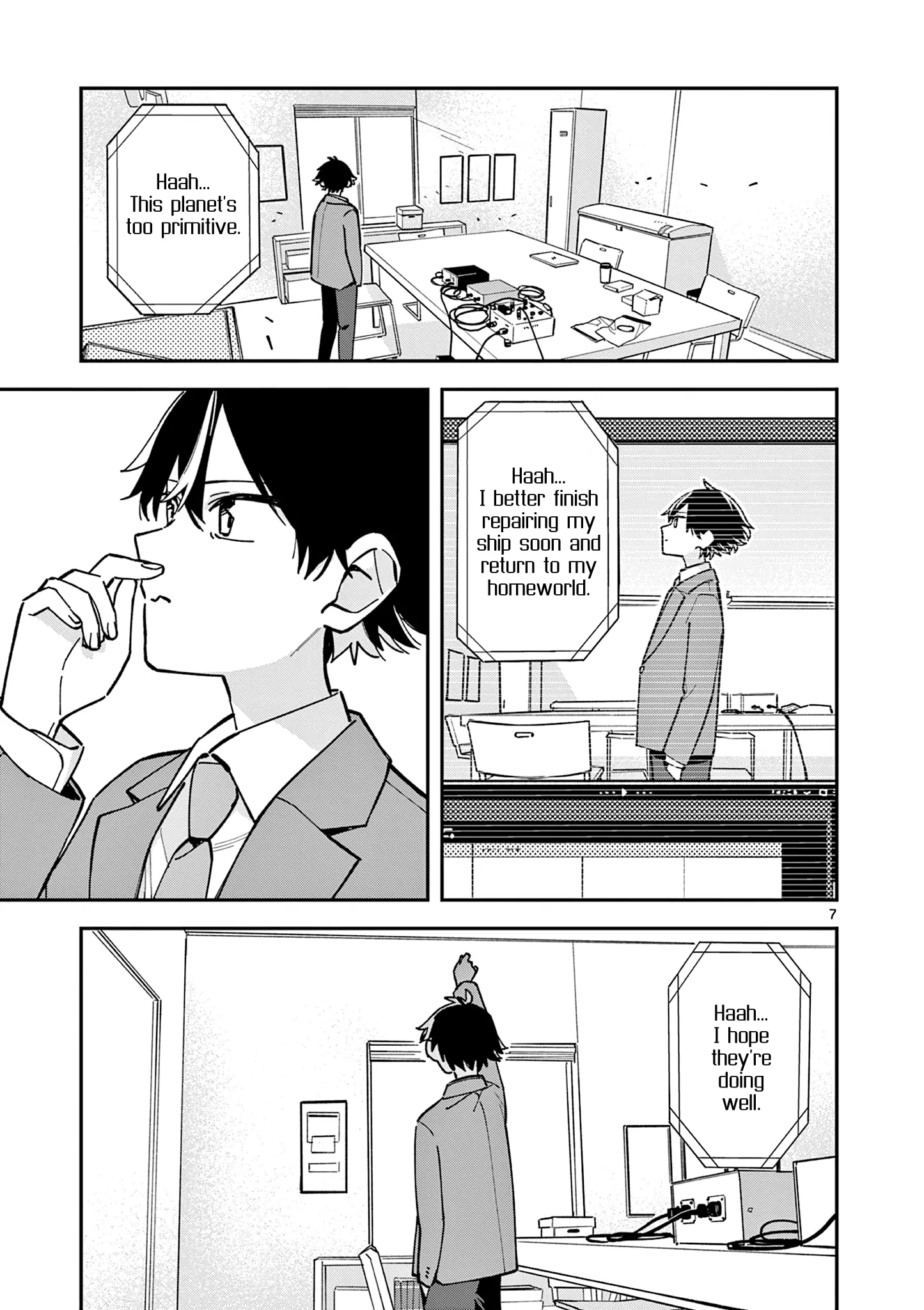 Houkago, Bokura wa Uchuu ni Madou Chapter 10 page 7 - 