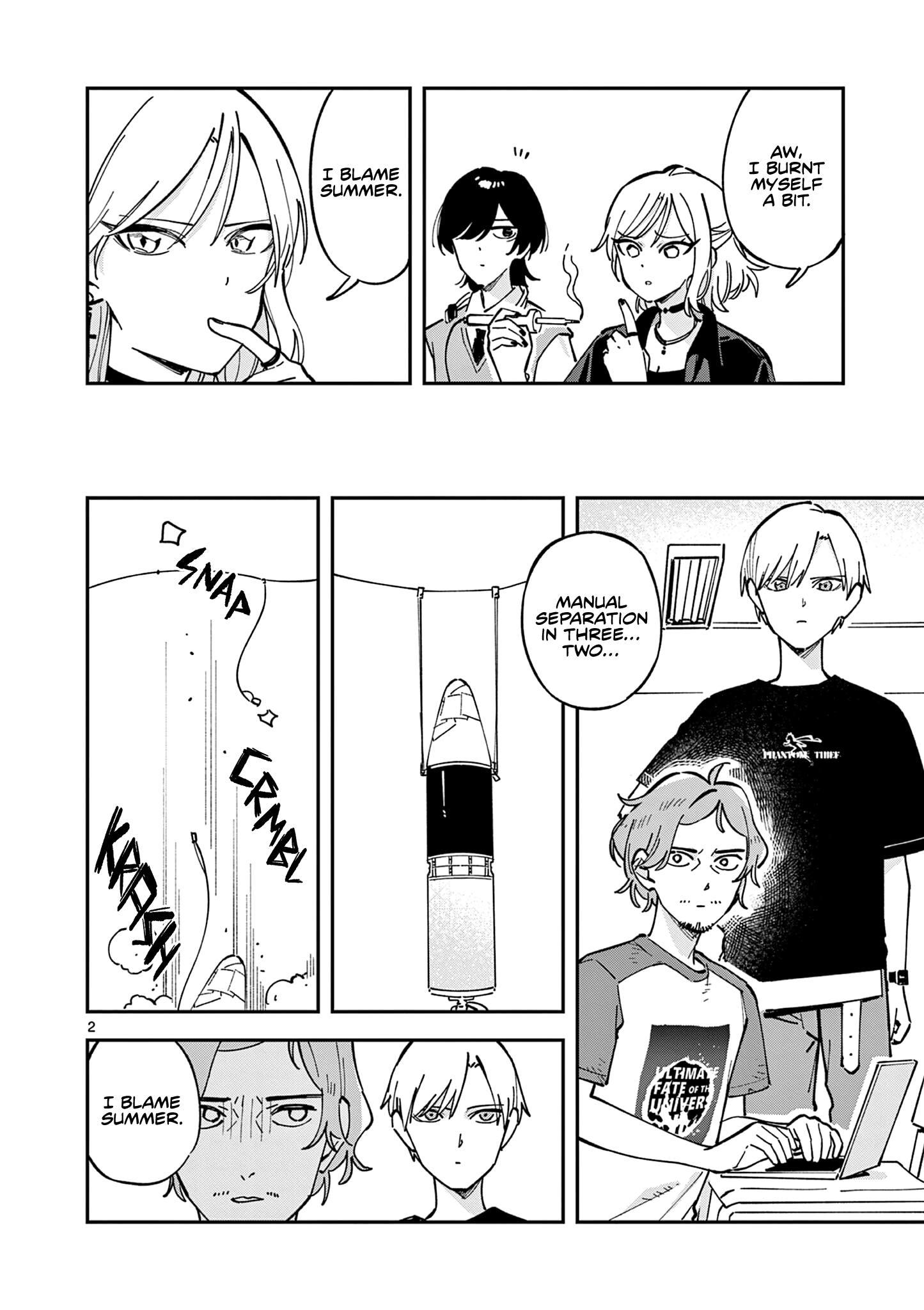 Houkago, Bokura wa Uchuu ni Madou Chapter 37 page 2 - 