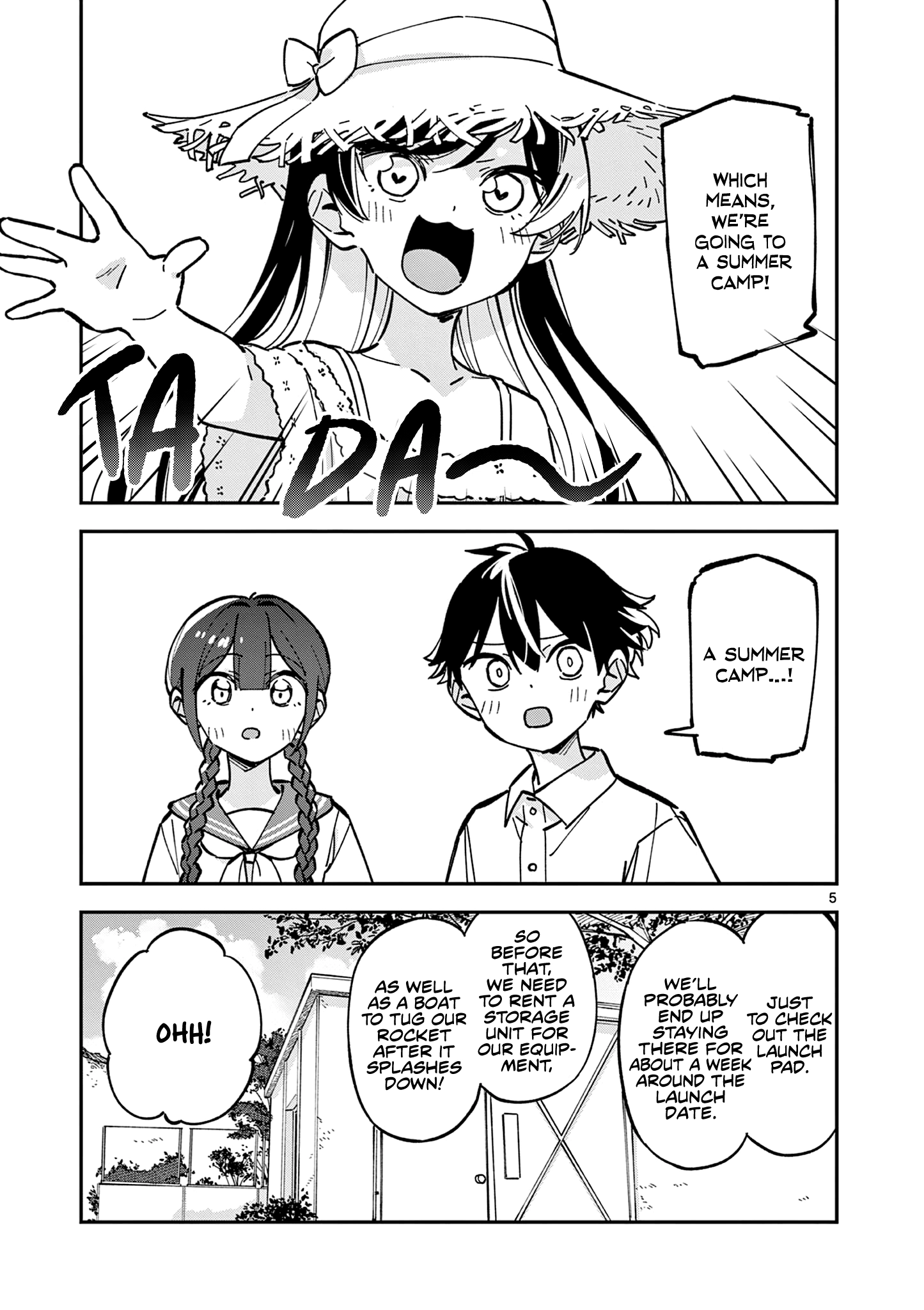 Houkago, Bokura wa Uchuu ni Madou Chapter 37 page 5 - 