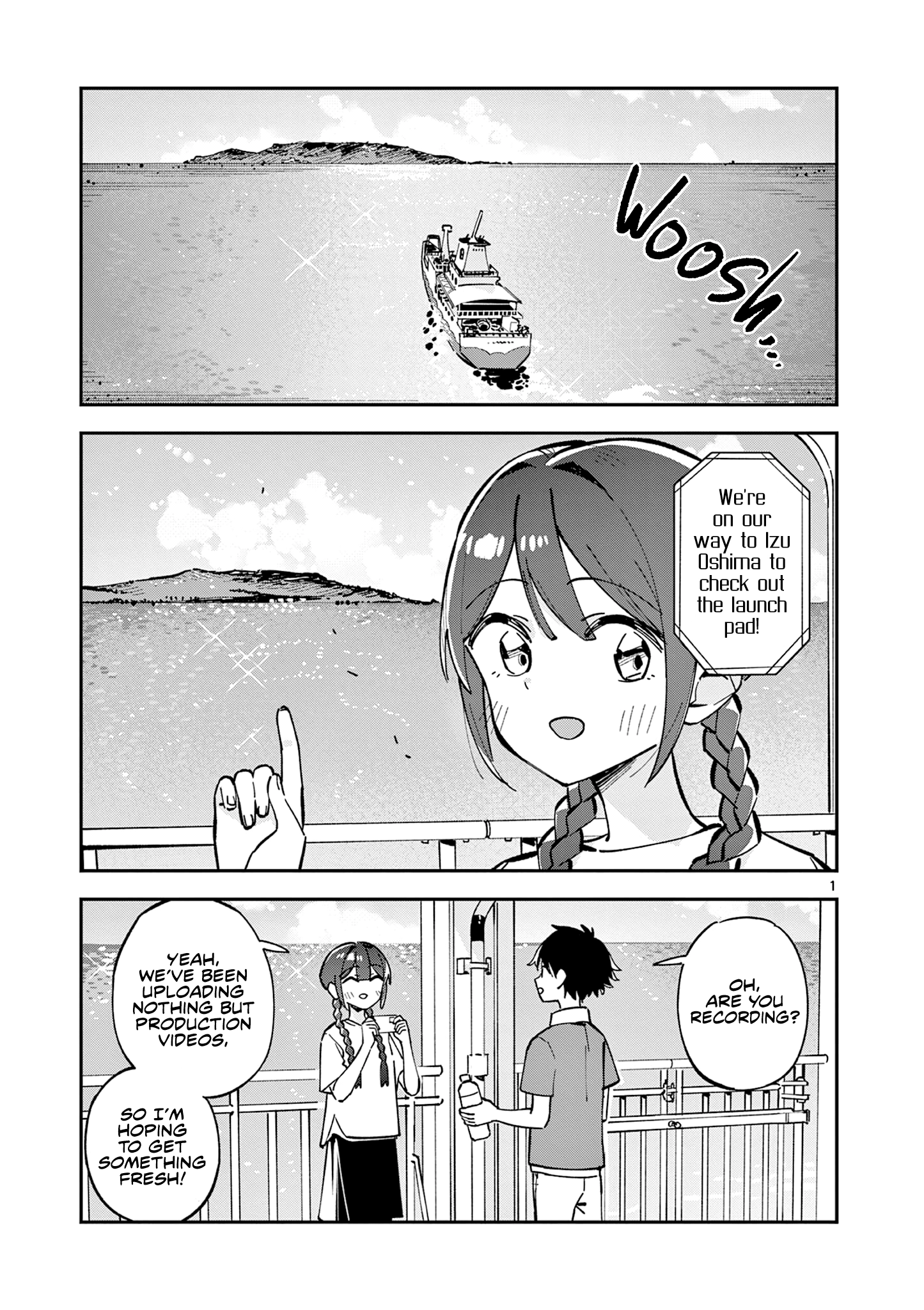 Houkago, Bokura wa Uchuu ni Madou Chapter 38 page 1 - 