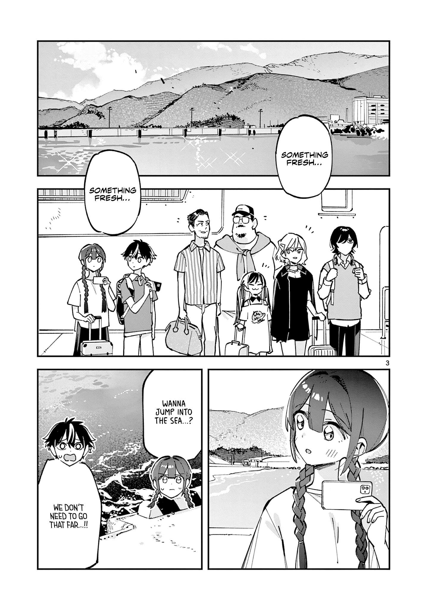 Houkago, Bokura wa Uchuu ni Madou Chapter 38 page 3 - 