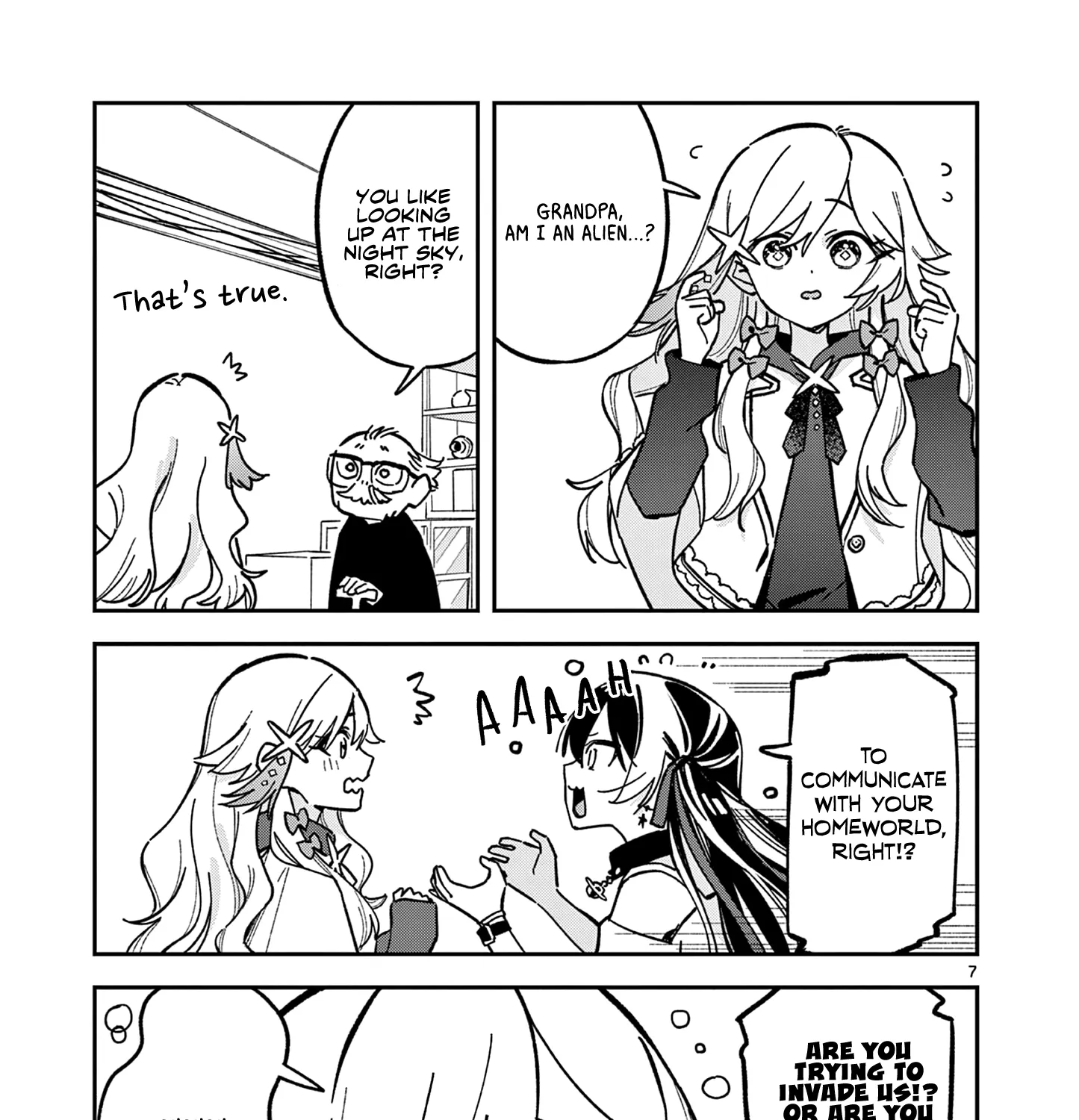 Houkago, Bokura wa Uchuu ni Madou Chapter 44 page 13 - 
