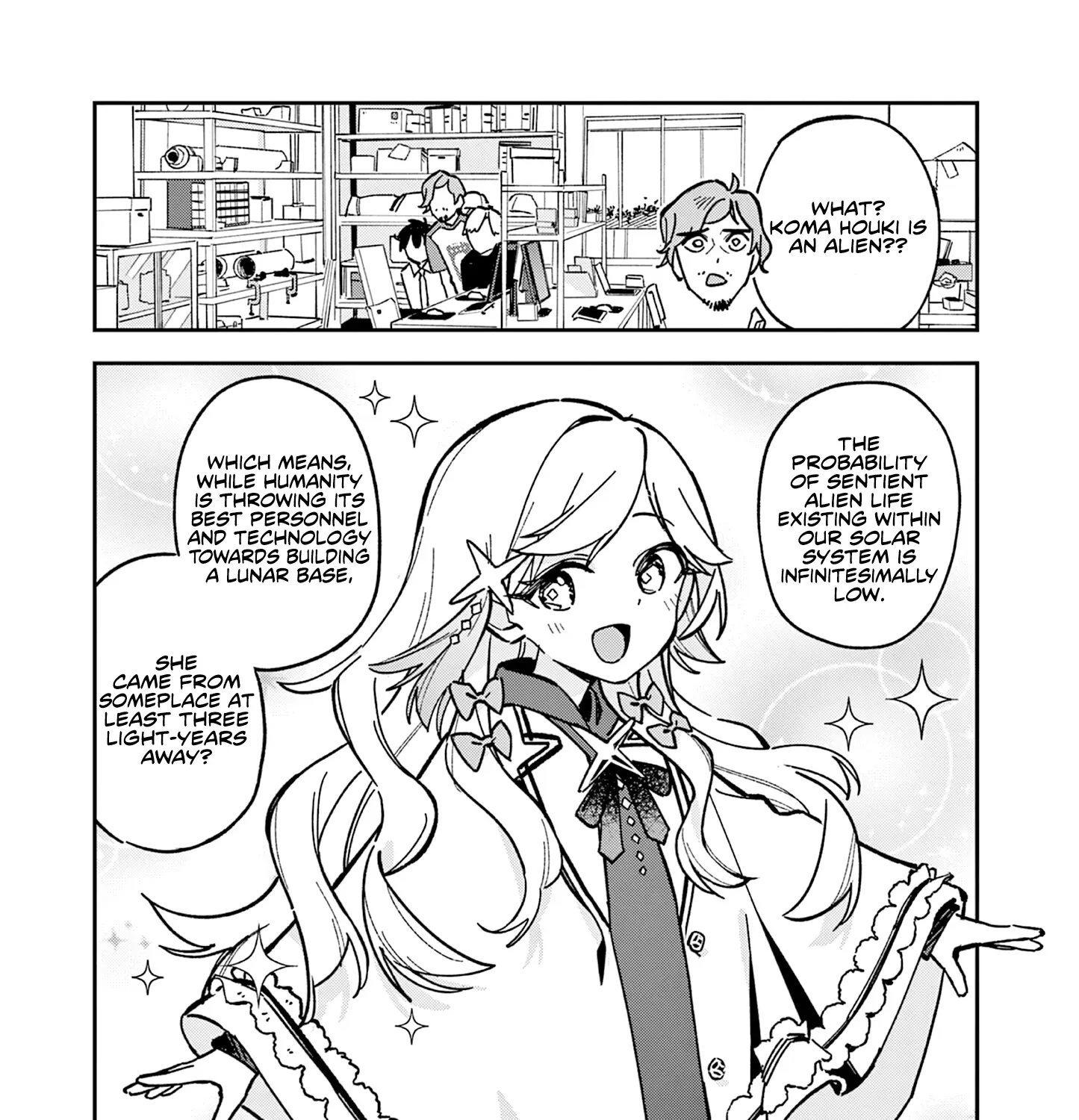 Houkago, Bokura wa Uchuu ni Madou Chapter 45 page 1 - 