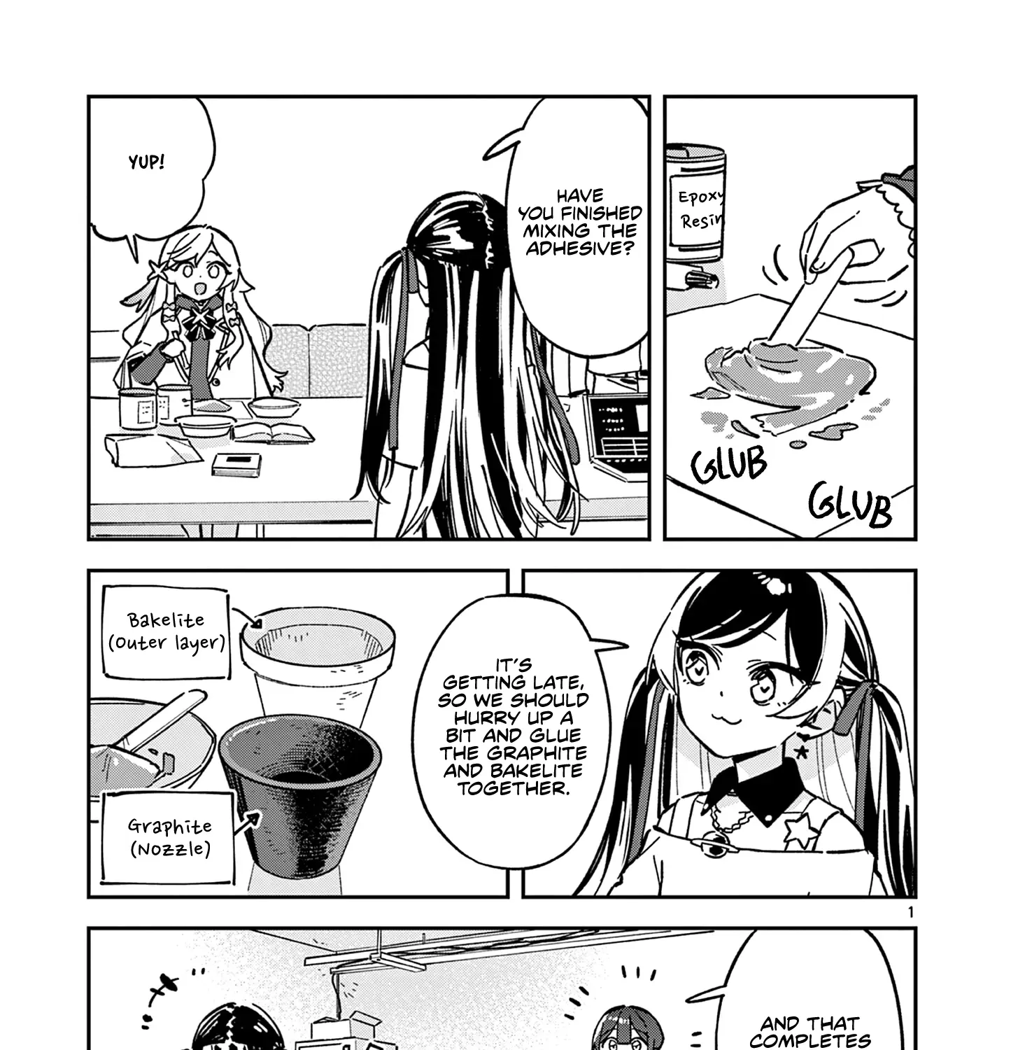 Houkago, Bokura wa Uchuu ni Madou Chapter 47 page 1 - 