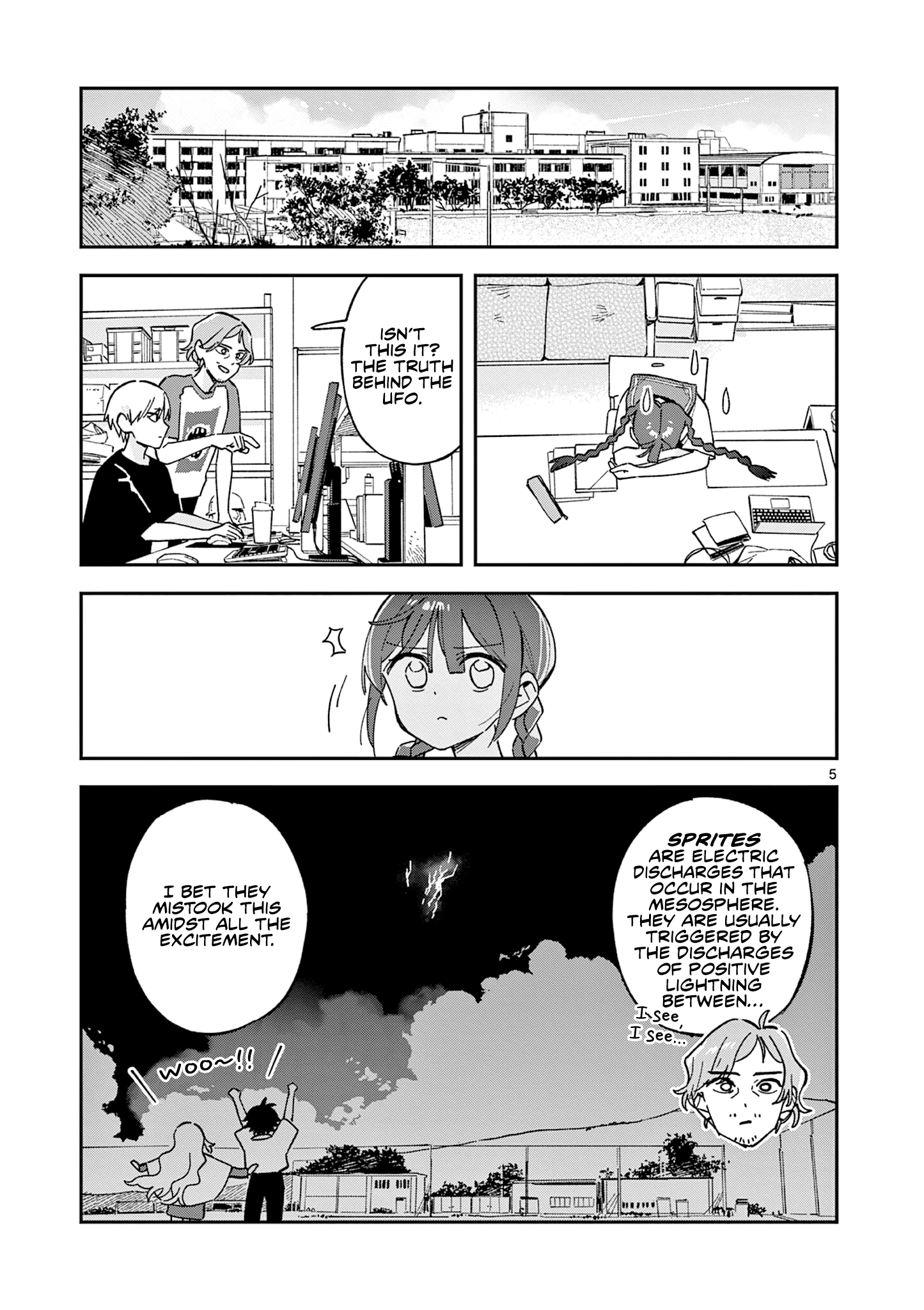 Houkago, Bokura wa Uchuu ni Madou Chapter 50 page 5 - 