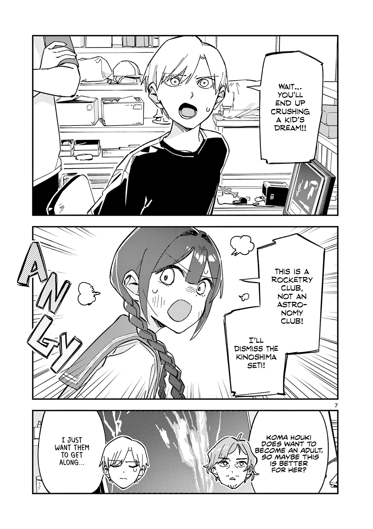 Houkago, Bokura wa Uchuu ni Madou Chapter 50 page 7 - 