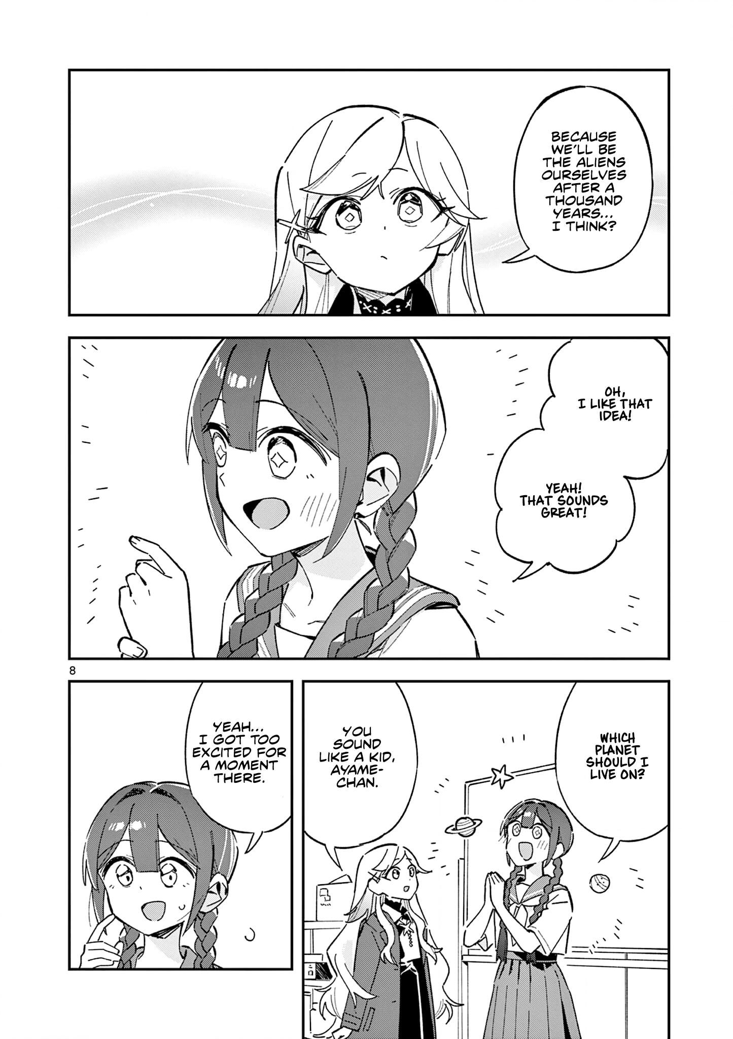 Houkago, Bokura wa Uchuu ni Madou Chapter 52 page 8 - 