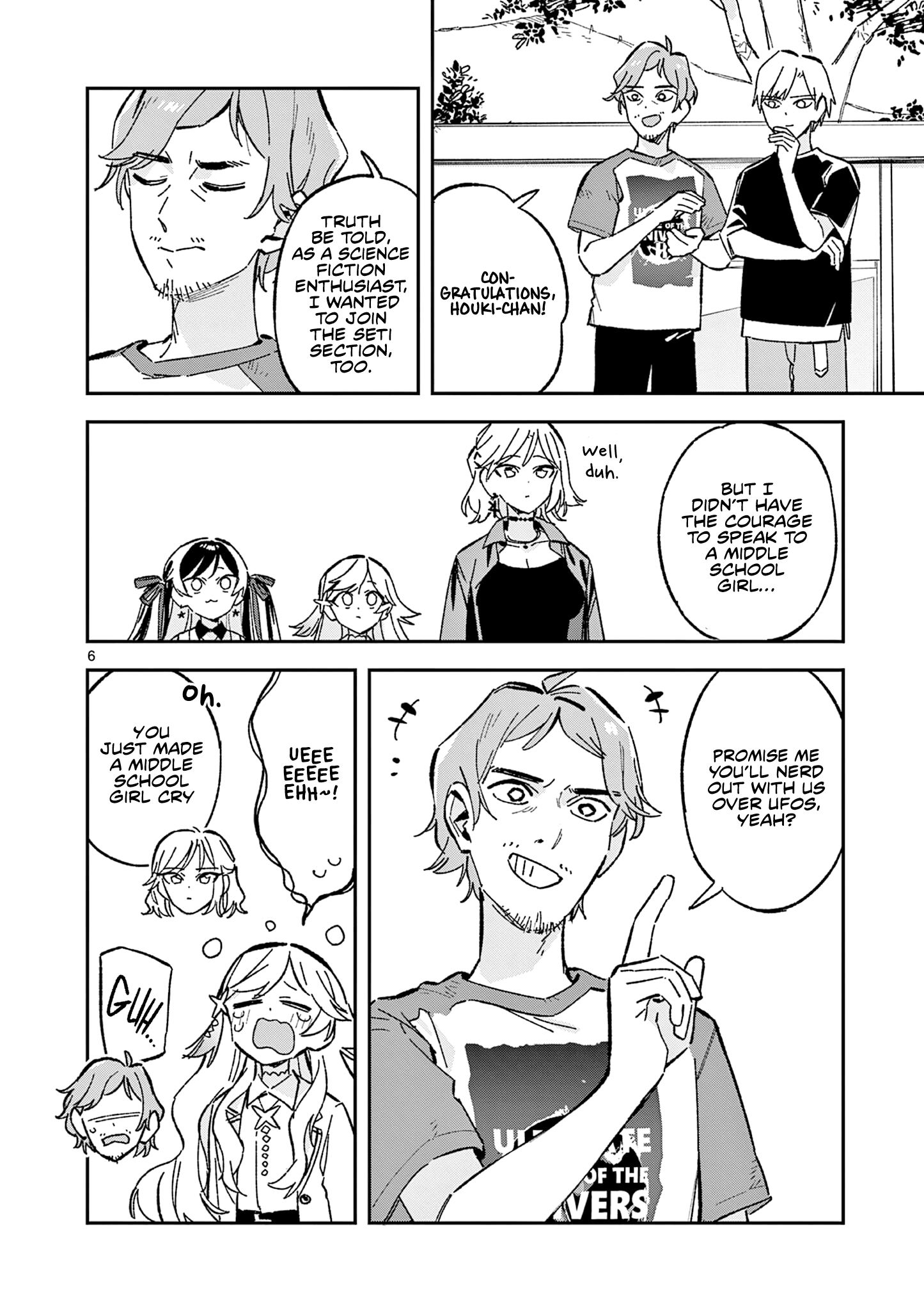 Houkago, Bokura wa Uchuu ni Madou Chapter 53 page 6 - 