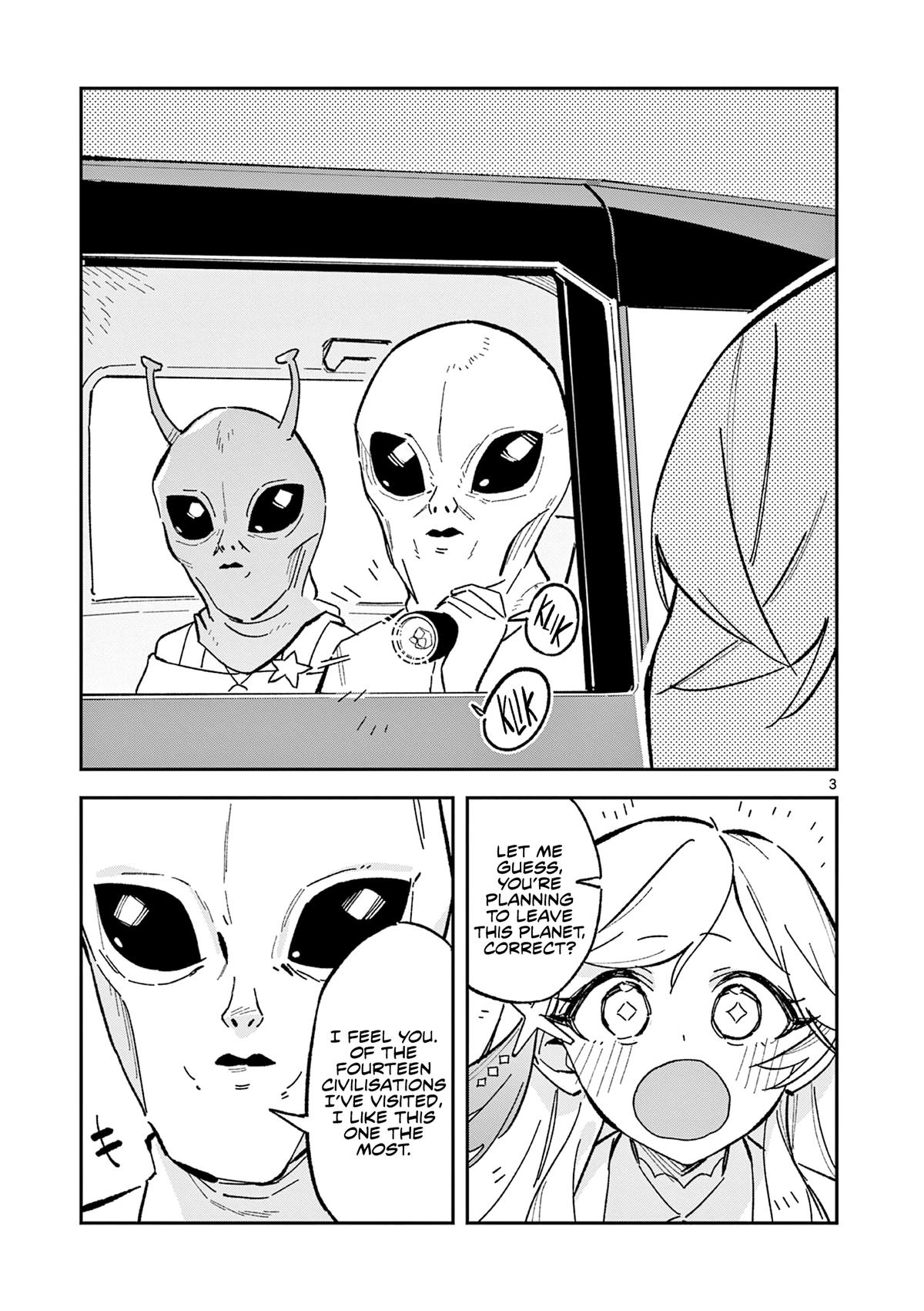 Houkago, Bokura wa Uchuu ni Madou Chapter 54 page 3 - 