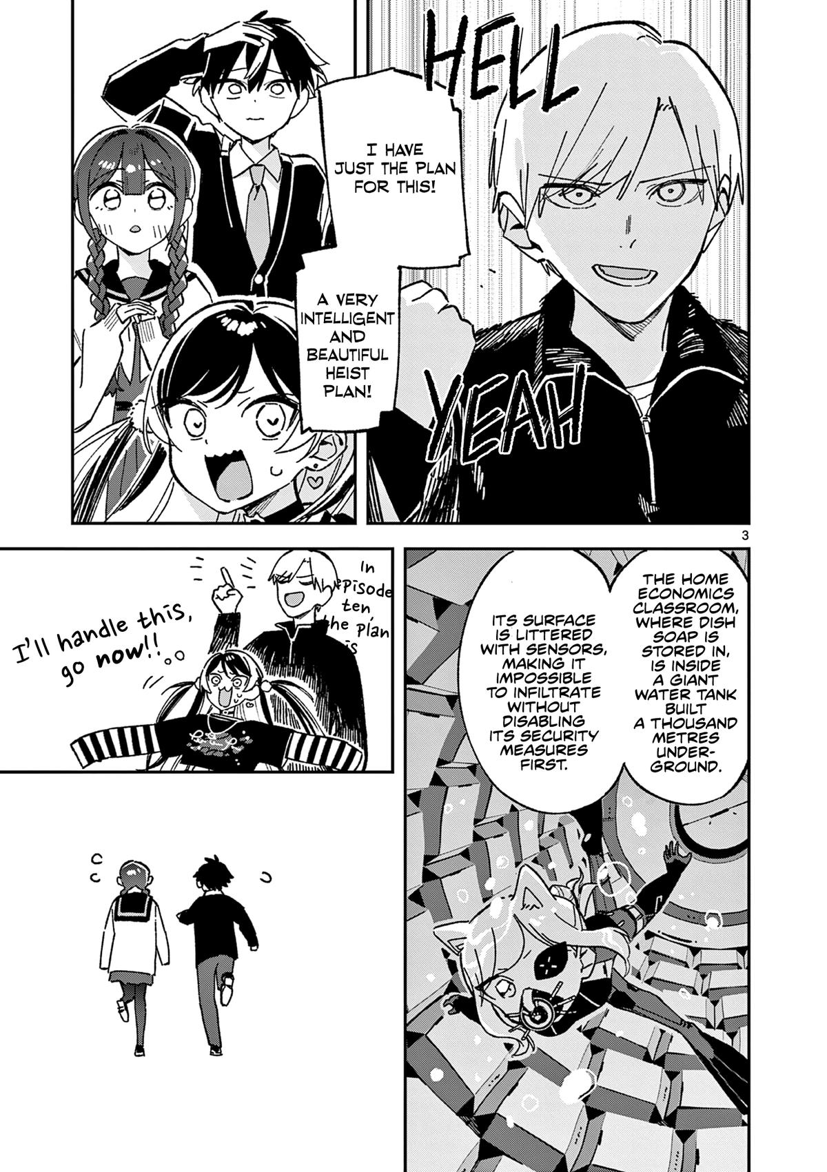 Houkago, Bokura wa Uchuu ni Madou Chapter 57 page 3 - 