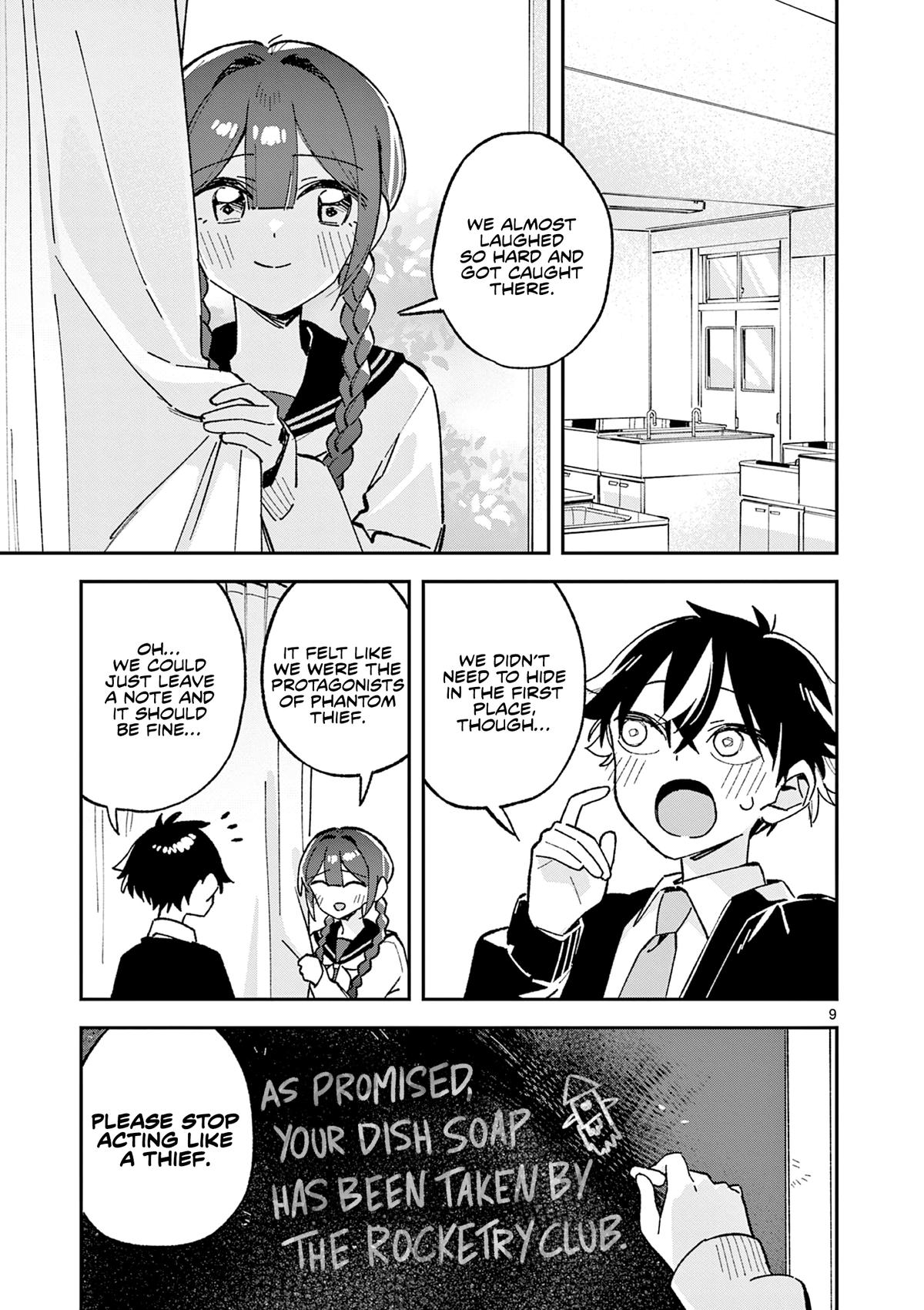 Houkago, Bokura wa Uchuu ni Madou Chapter 57 page 9 - 