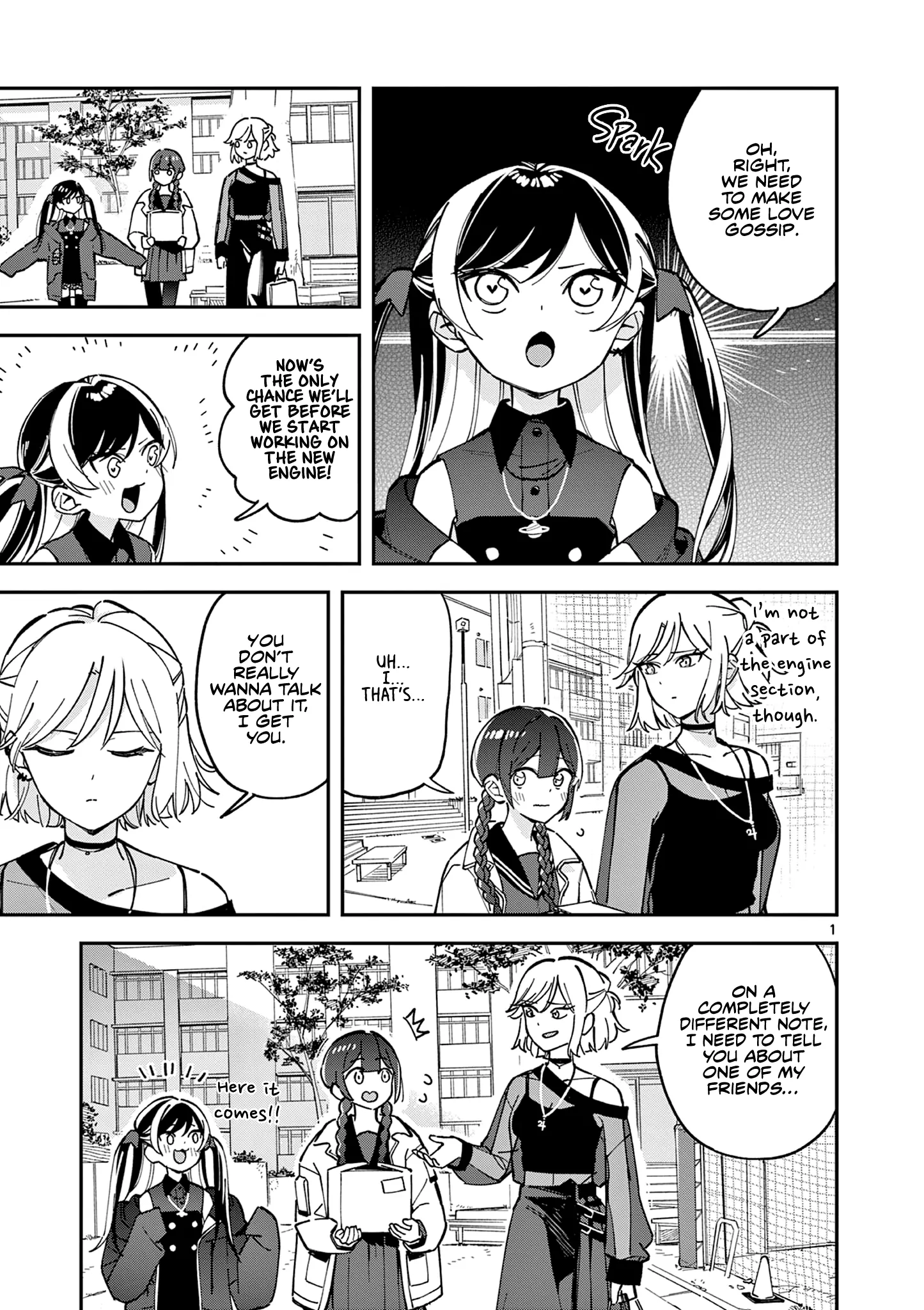 Houkago, Bokura wa Uchuu ni Madou Chapter 6 page 1 - 