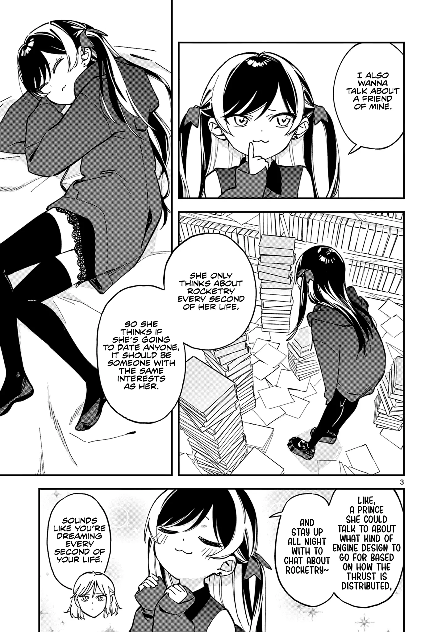 Houkago, Bokura wa Uchuu ni Madou Chapter 6 page 3 - 