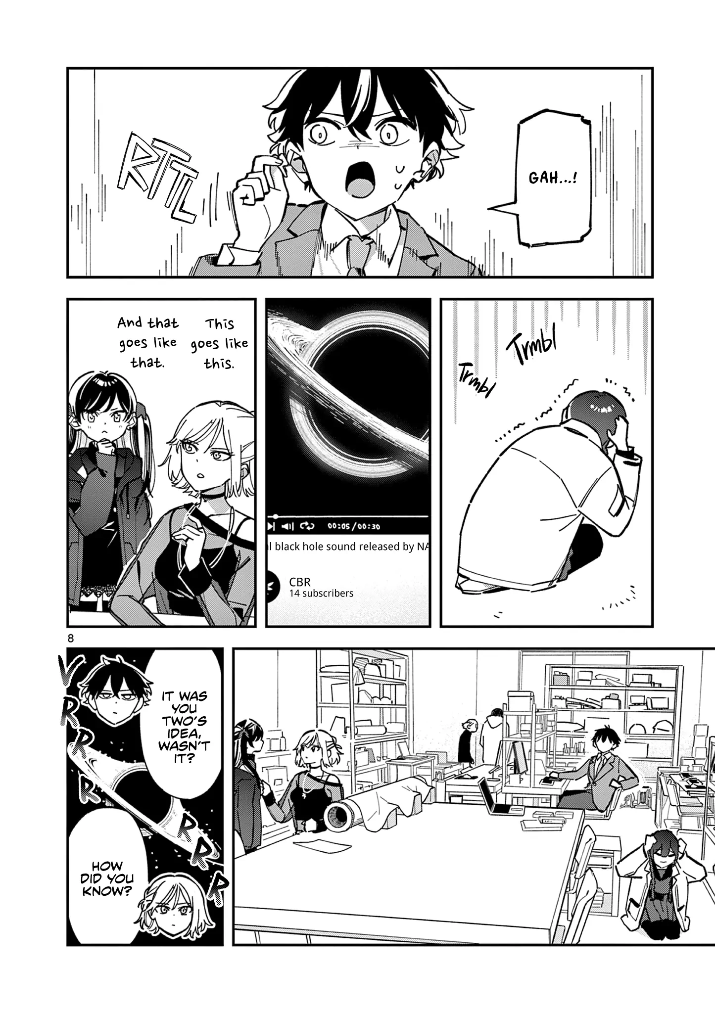 Houkago, Bokura wa Uchuu ni Madou Chapter 7 page 8 - 