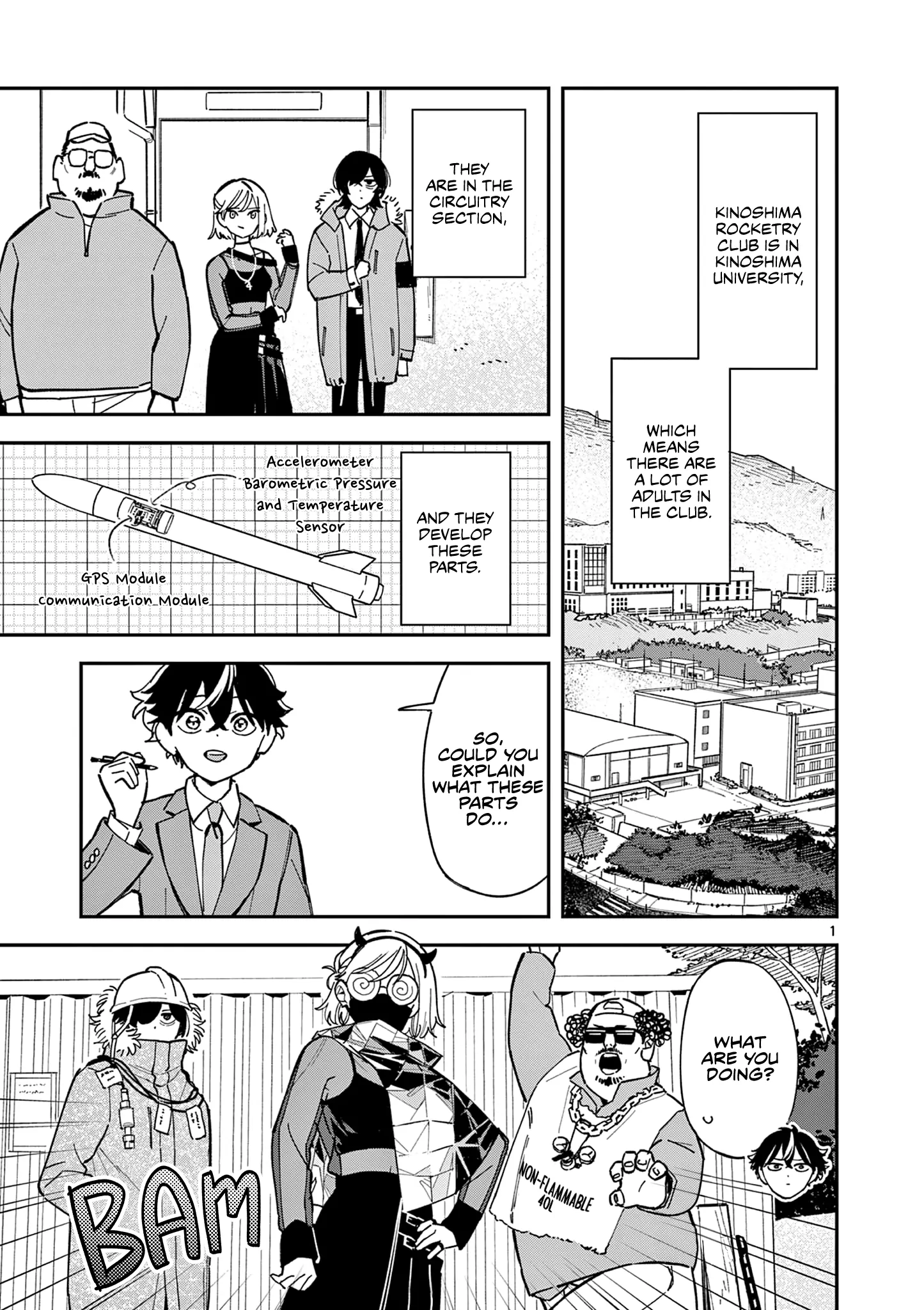 Houkago, Bokura wa Uchuu ni Madou Chapter 8 page 1 - 