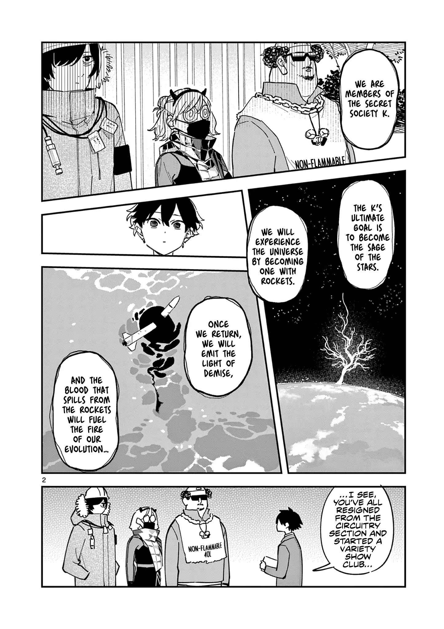 Houkago, Bokura wa Uchuu ni Madou Chapter 8 page 2 - 