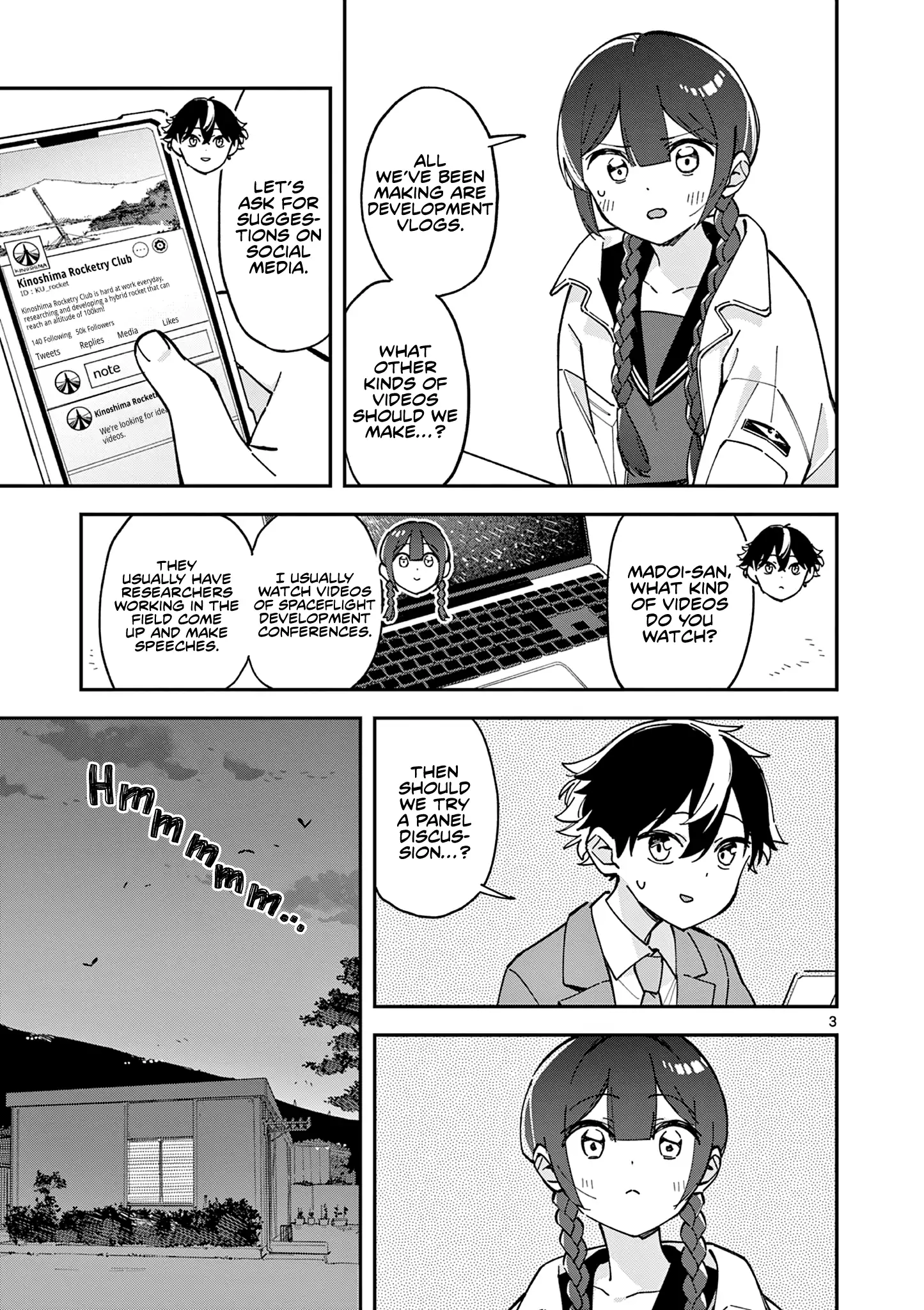 Houkago, Bokura wa Uchuu ni Madou Chapter 9 page 3 - 