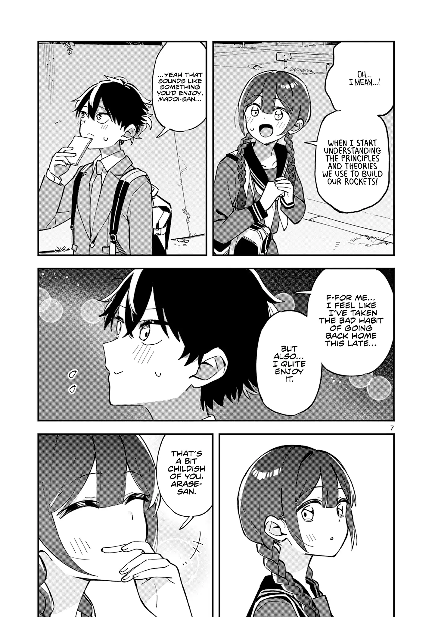 Houkago, Bokura wa Uchuu ni Madou Chapter 9 page 7 - 