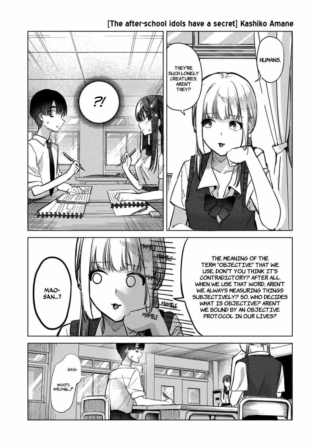 Houkago no Idol ni wa Himitsu ga aru Chapter 20 page 2 - 