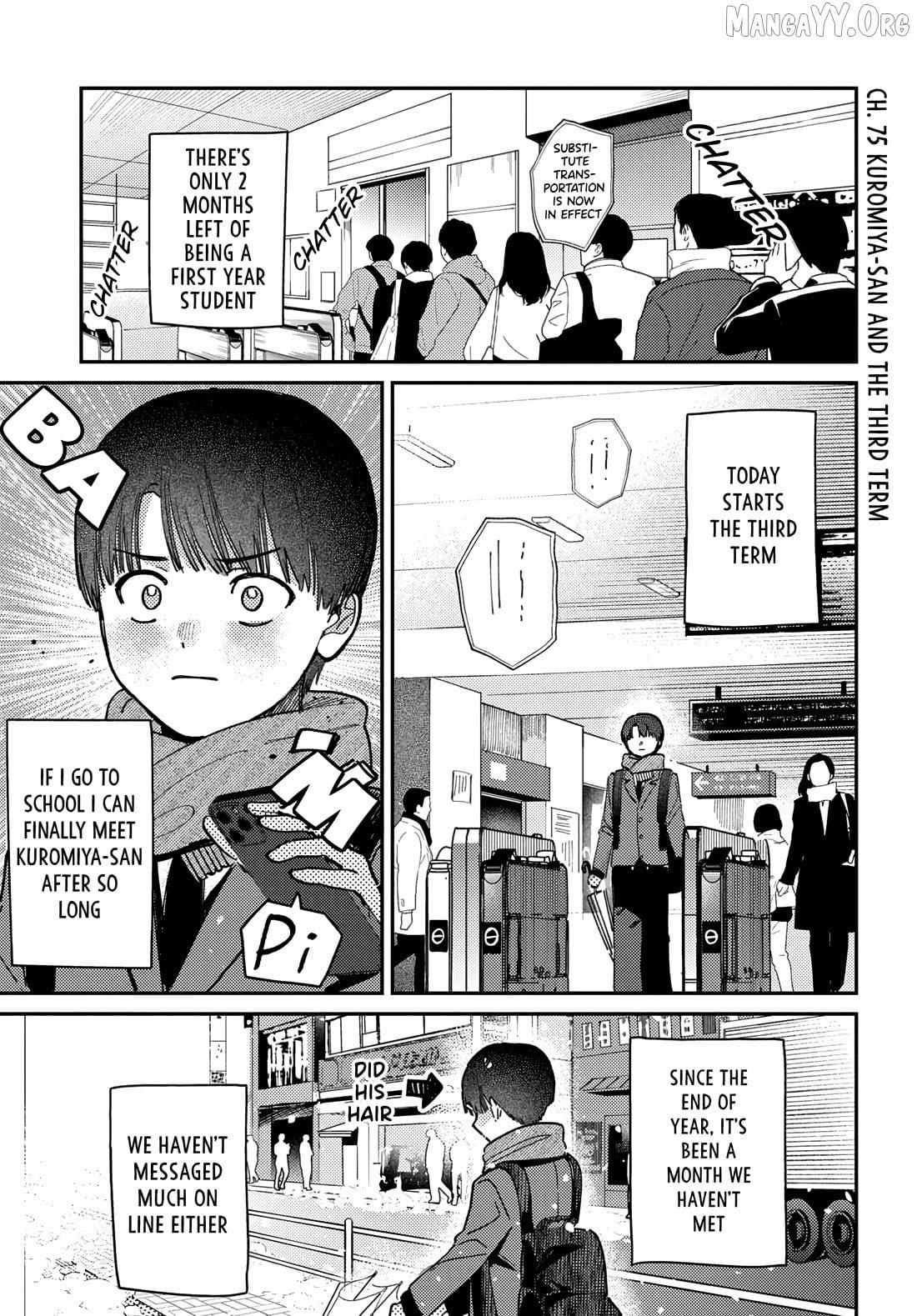 Houkago no Idol ni wa Himitsu ga aru Chapter 75 page 1 - 
