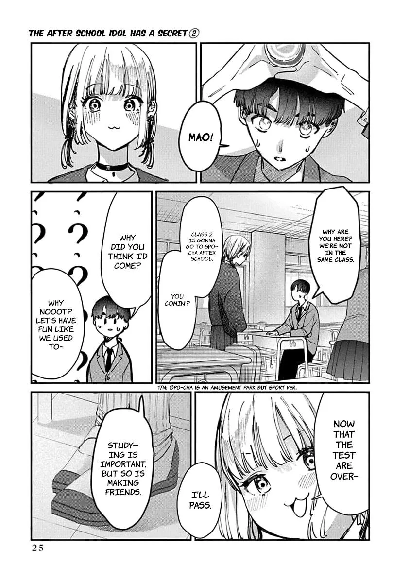 Houkago no Idol ni wa Himitsu ga aru Chapter 9 page 6 - 