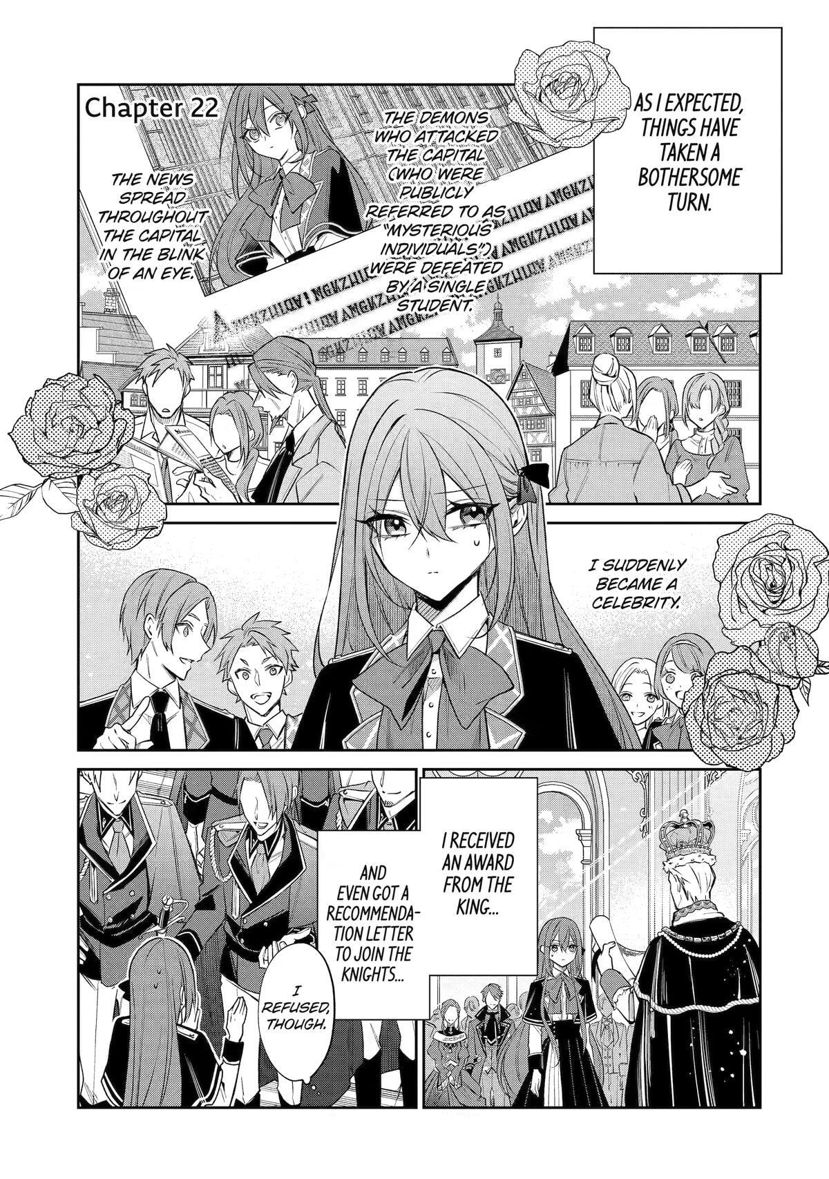 How a Country Girl Reincarnated as a Villainess Tries to Avoid a Bad Ending Chapter 22 page 1 - 