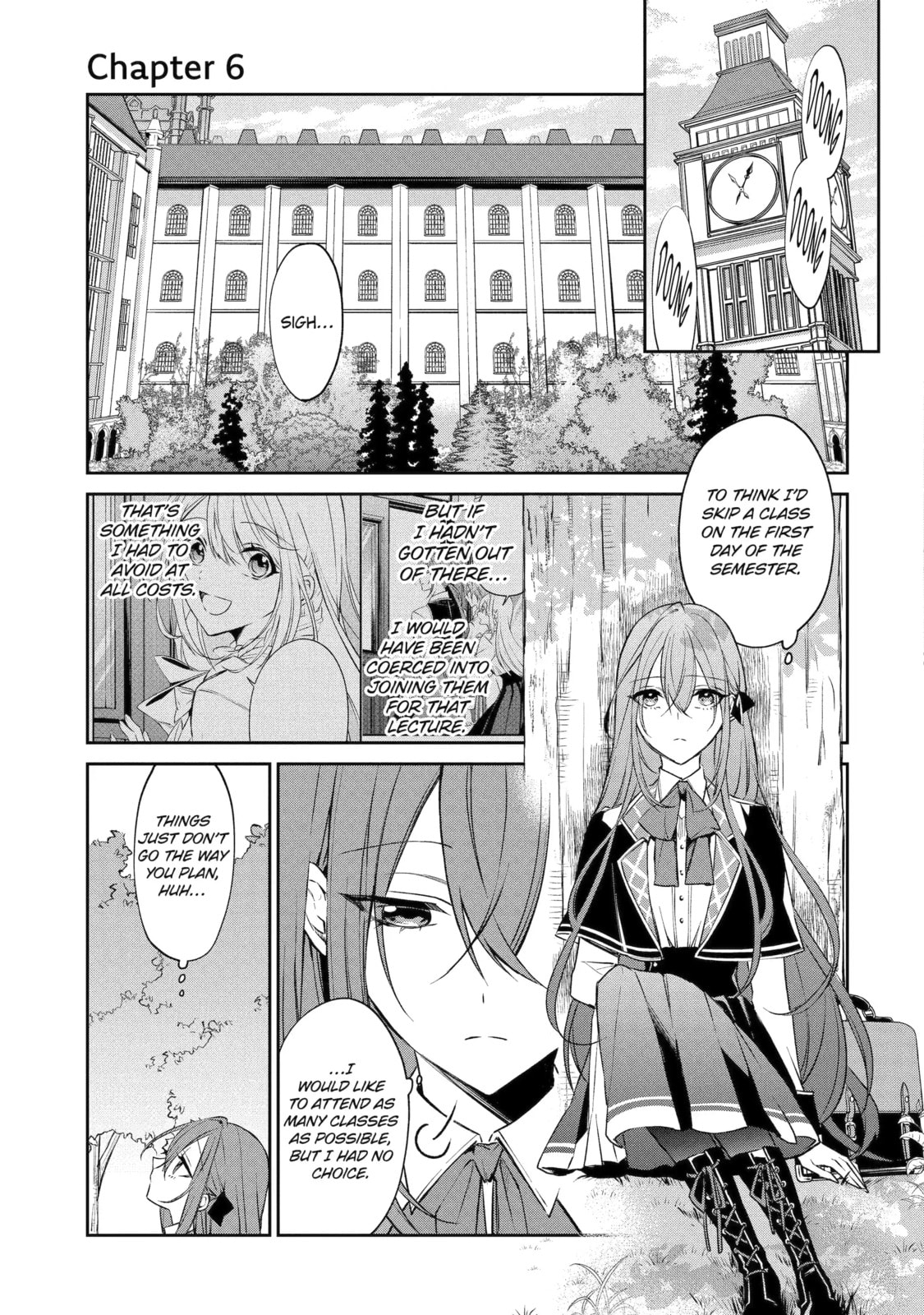 How a Country Girl Reincarnated as a Villainess Tries to Avoid a Bad Ending Chapter 6.1 page 1 - 