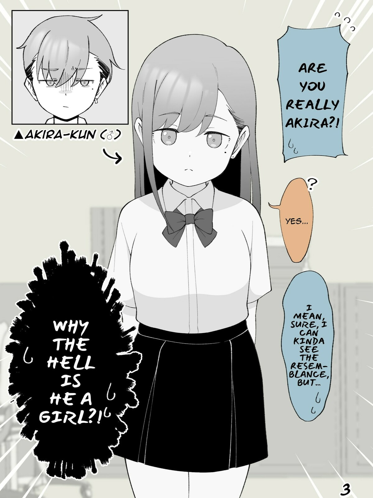 How the Little Brother Who Turned Into a Girl Became His Big Brother
