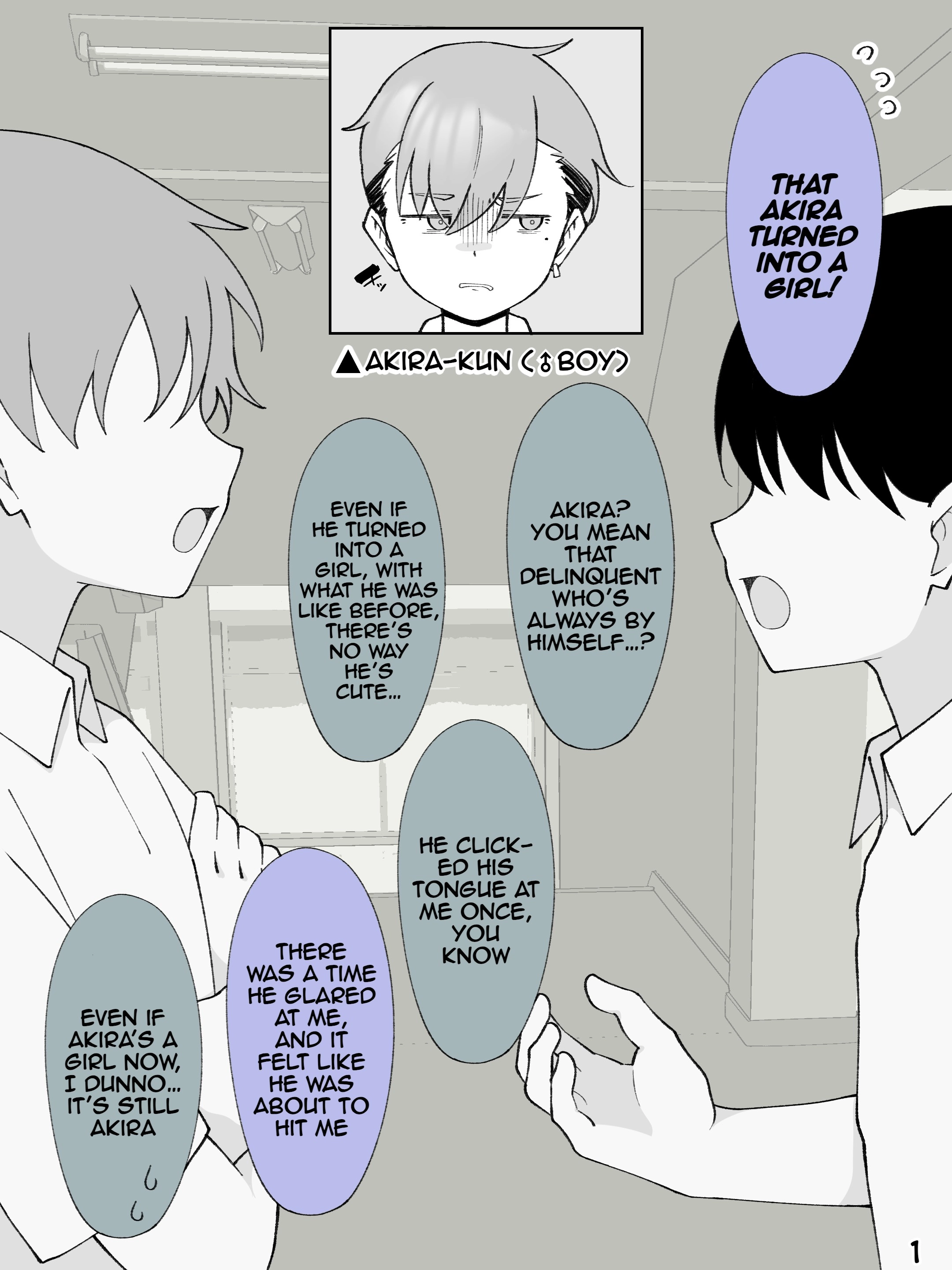 How the Little Brother Who Turned Into a Girl Became His Big Brother