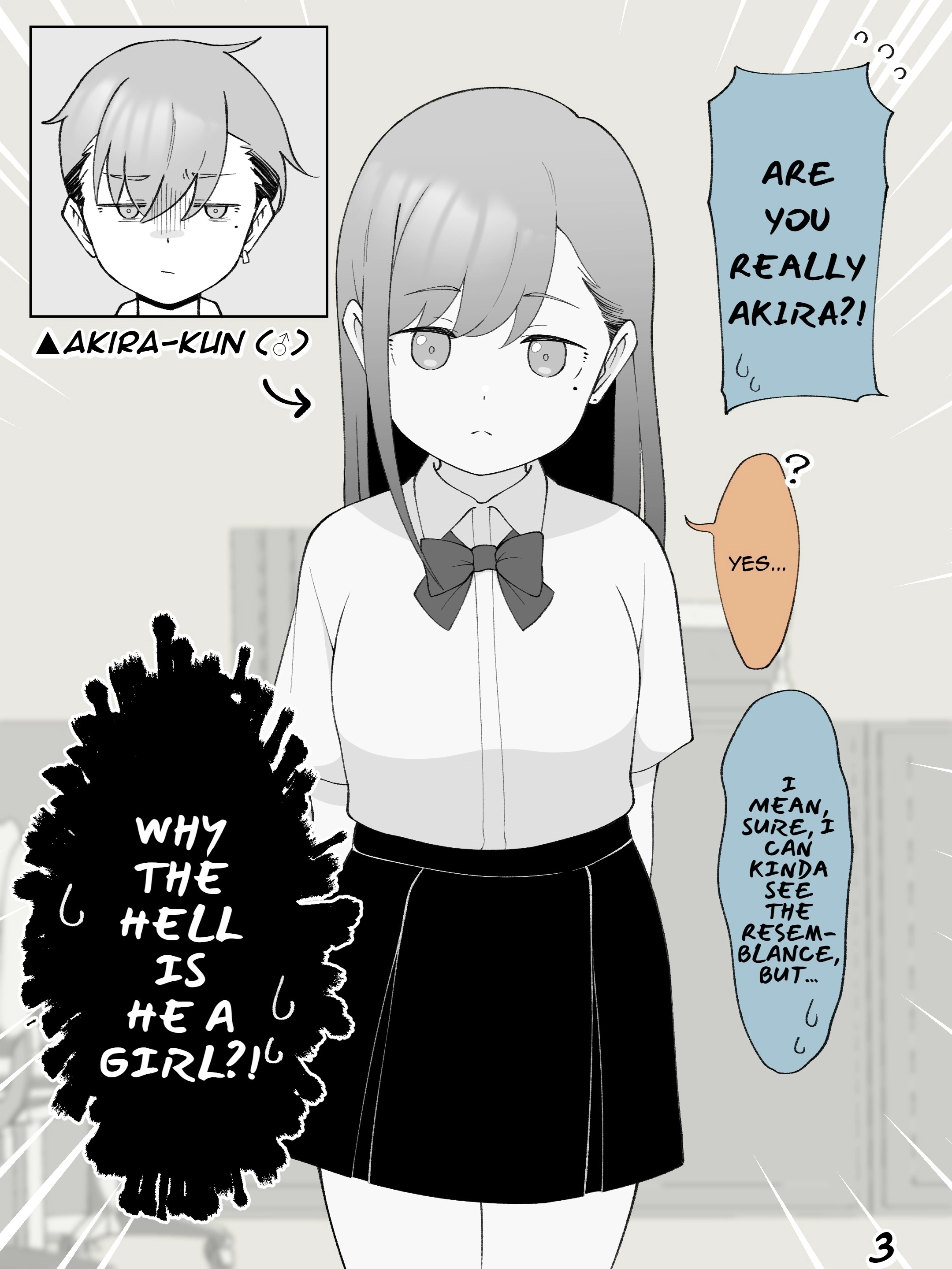 How the Little Brother Who Turned Into a Girl Became His Big Brother
