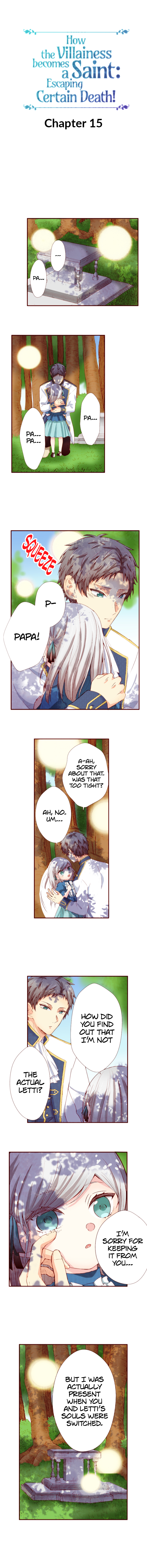 How the Villainess becomes  a Saint : Escaping certain death! Chapter 15 page 1 - 