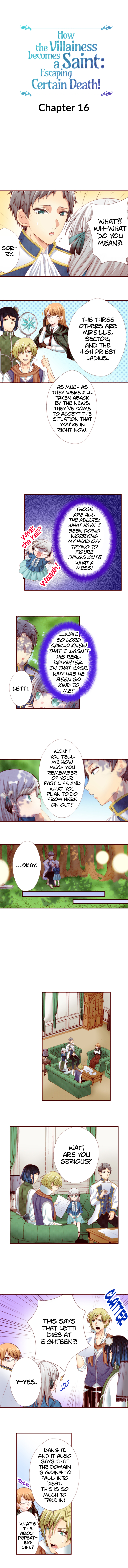 How the Villainess becomes  a Saint : Escaping certain death! Chapter 16 page 2 - 