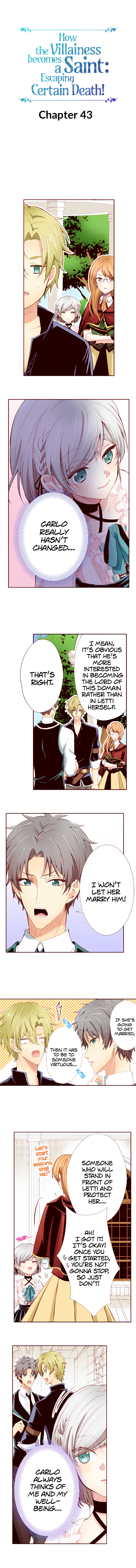 How the Villainess becomes  a Saint : Escaping certain death! Chapter 43 page 2 - 