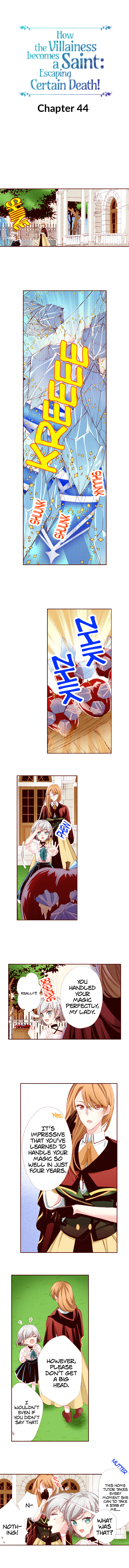 How the Villainess becomes  a Saint : Escaping certain death! Chapter 44 page 2 - 