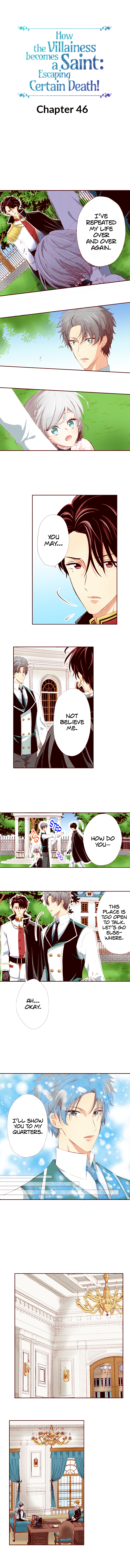 How the Villainess becomes  a Saint : Escaping certain death! Chapter 46 page 2 - 